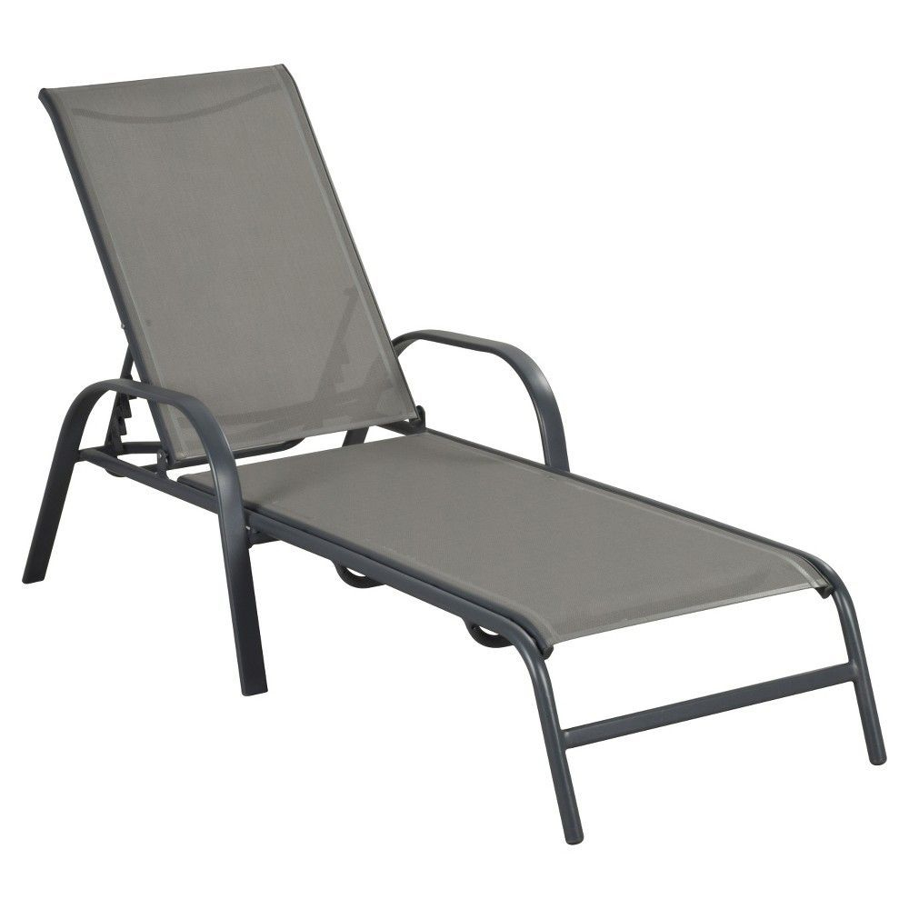 4pk Stack Sling Patio Lounge Chair Gray Threshold within proportions 1000 X 1000