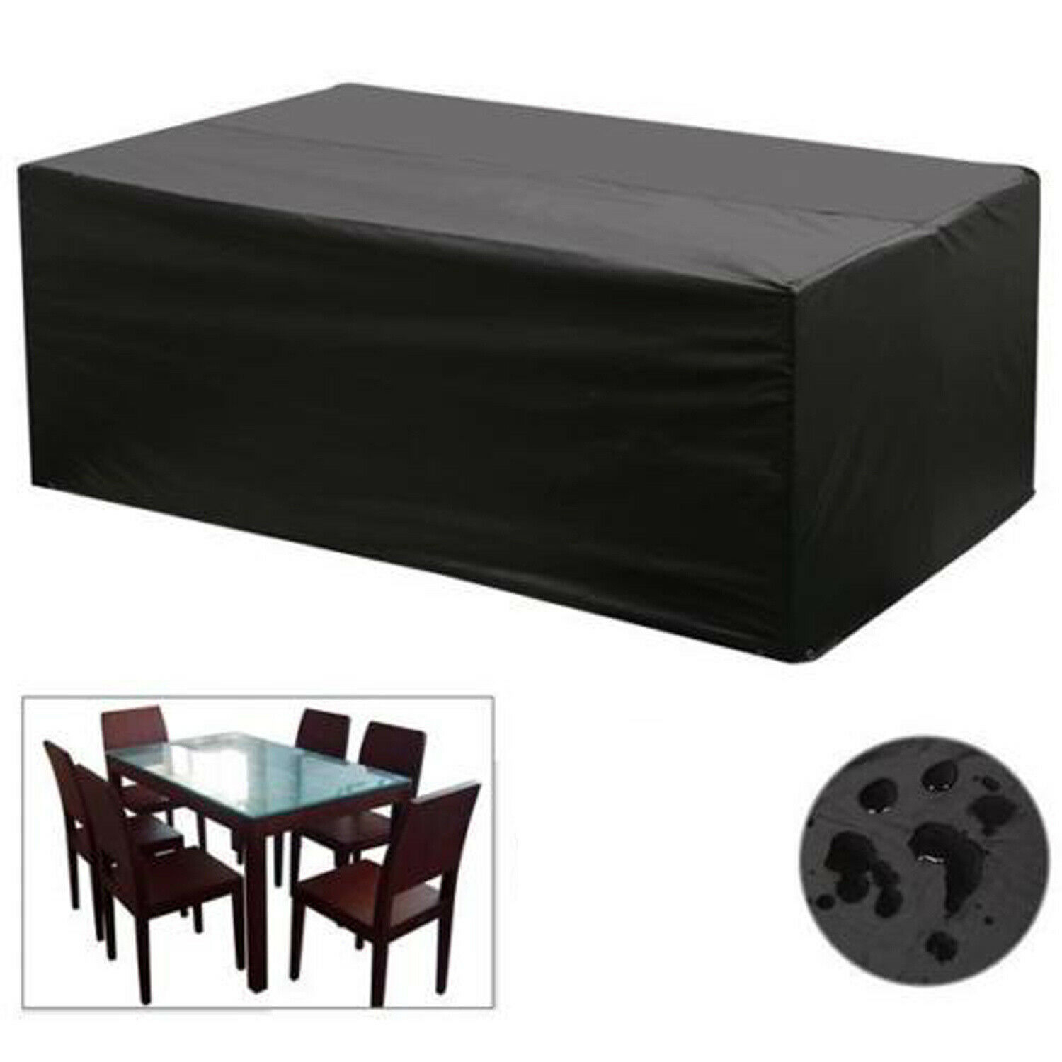 6 8 Seater Large Rectangular Patio Set Cover Outdoor Garden Table Chair Bed Cube inside measurements 1500 X 1500