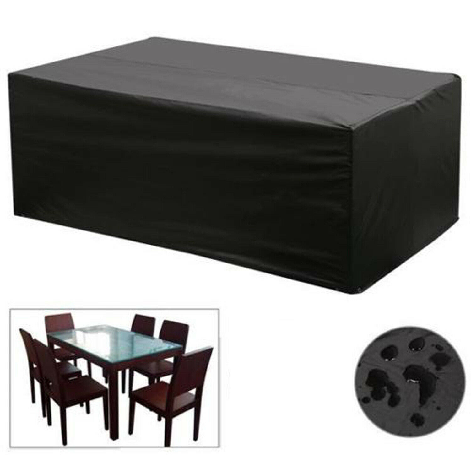 6 8 Seater Large Rectangular Patio Set Cover Outdoor Garden Table Chair Bed Cube intended for measurements 1500 X 1500