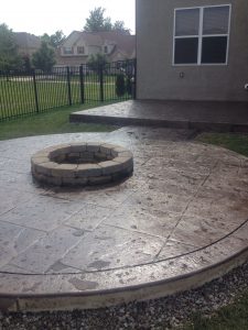 A Beautifully Designed Colored Stamped Concrete Patio Using in dimensions 2448 X 3264