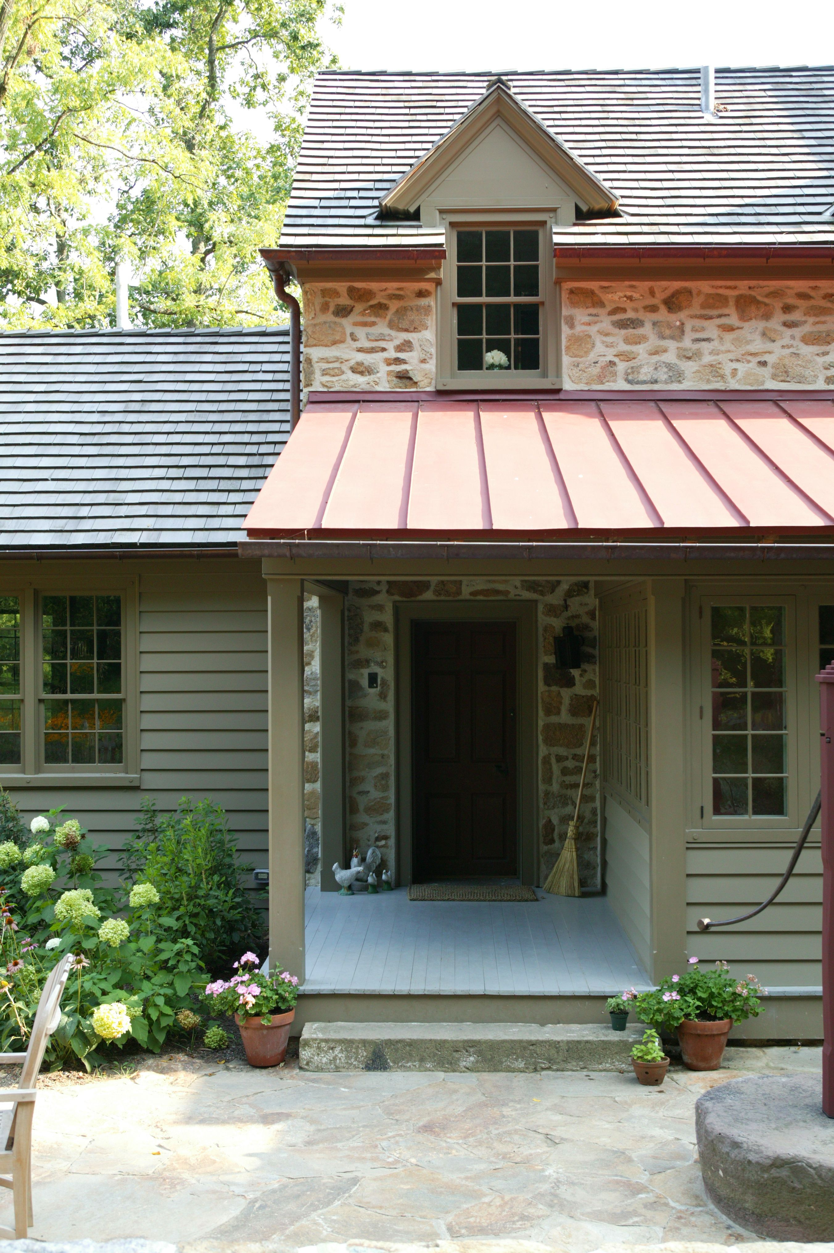 A Covered Porch With A Standing Seam Tin Roof Create A intended for measurements 2704 X 4064