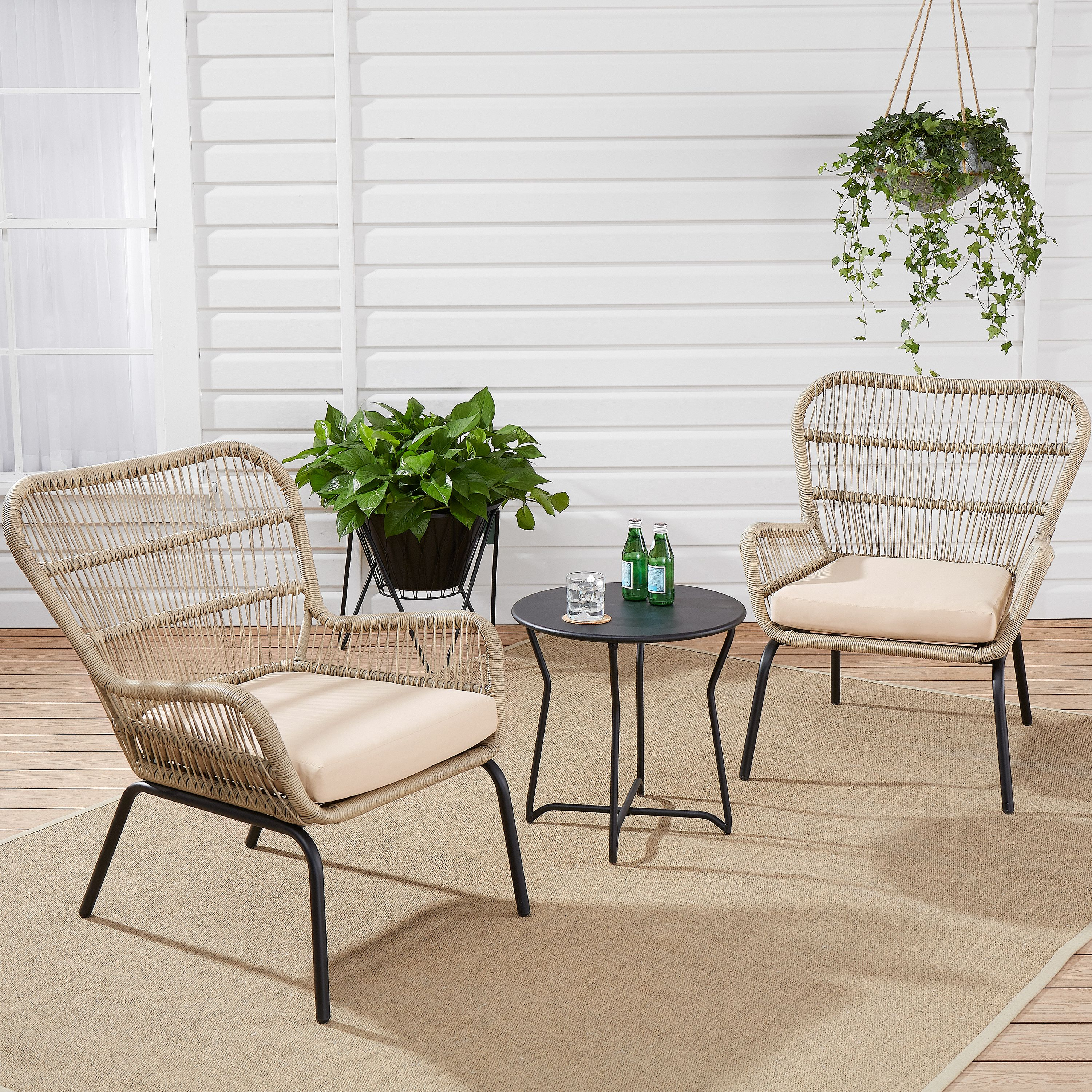 Adina Bay Chat Patio Furniture Set pertaining to sizing 3000 X 3000