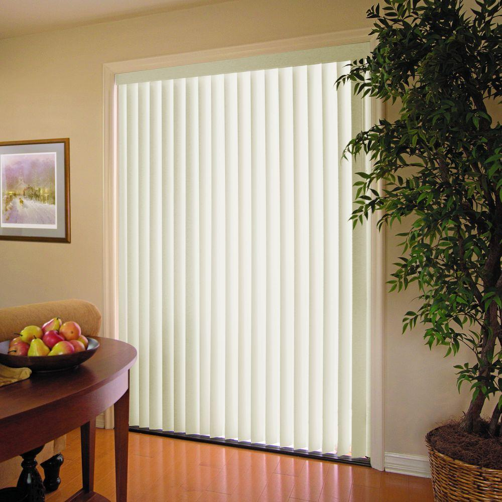 Alabaster 35 In Pvc Vertical Blind 78 In W X 84 In L throughout measurements 1000 X 1000