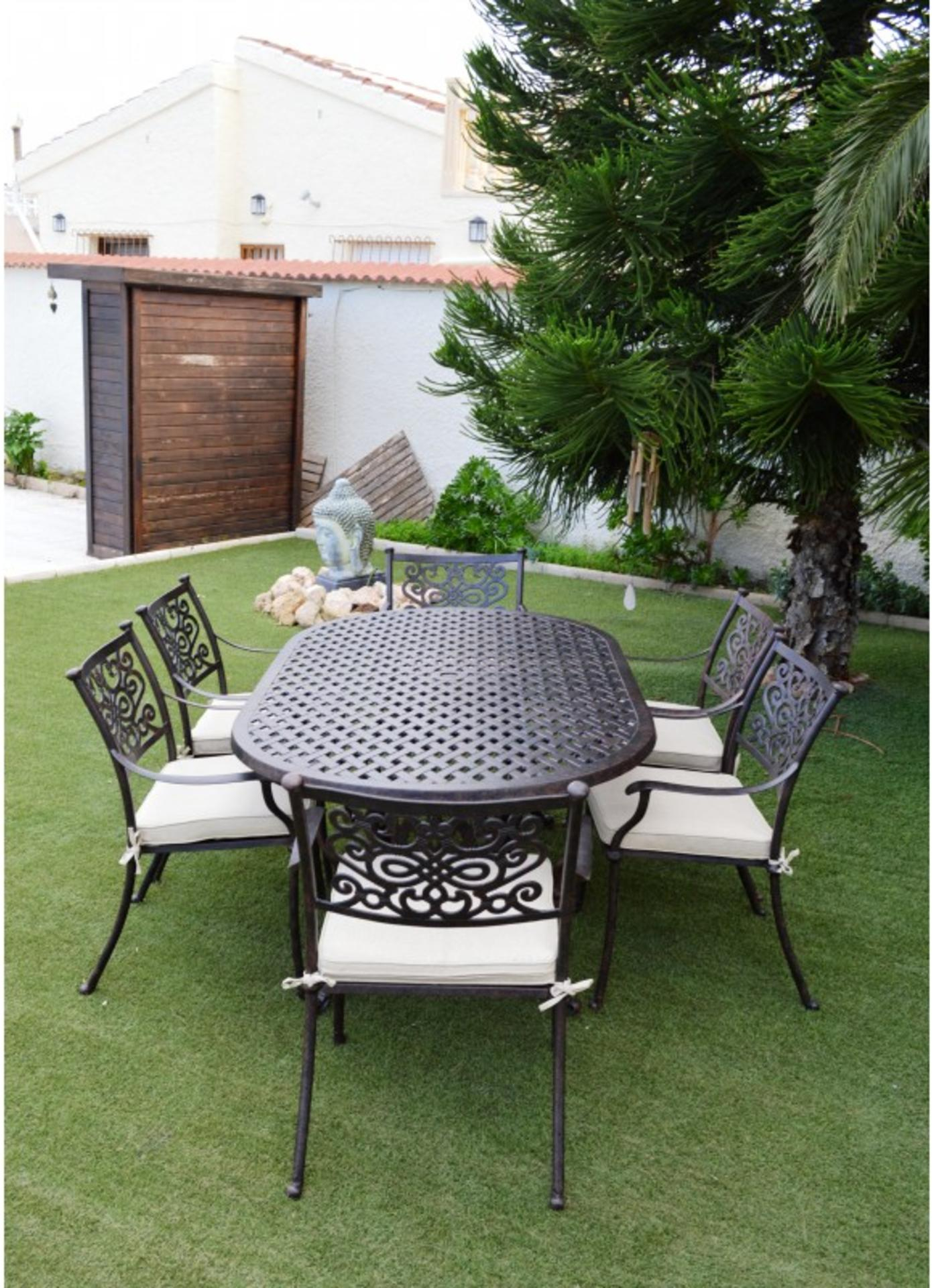 Almeria Oval Oblong 6 Seater Patio Set Inspired 4 Furniture with regard to size 1390 X 1920