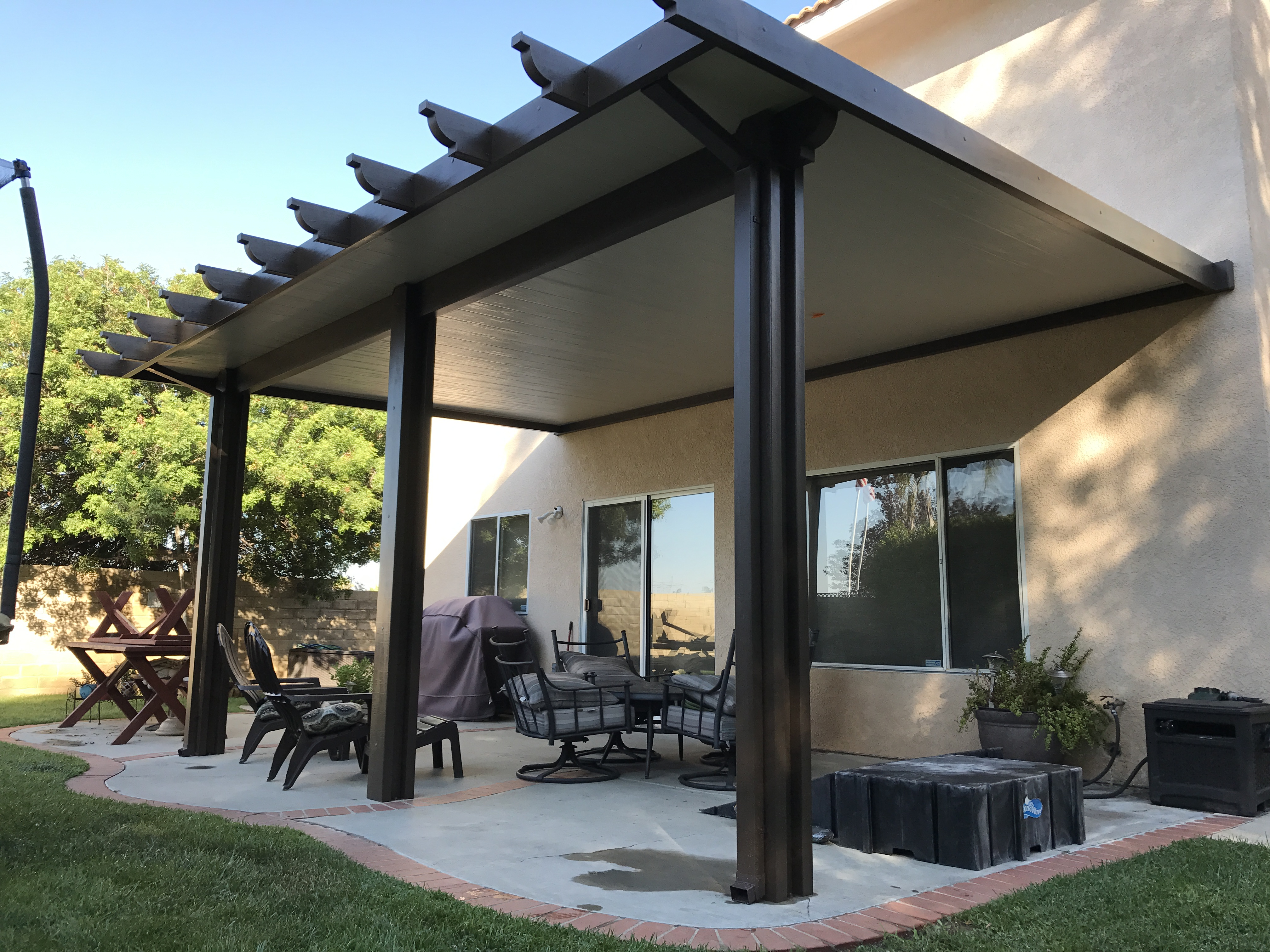 Alumawood Insulated Roofed Patio Cover Patiocovered in measurements 4032 X 3024