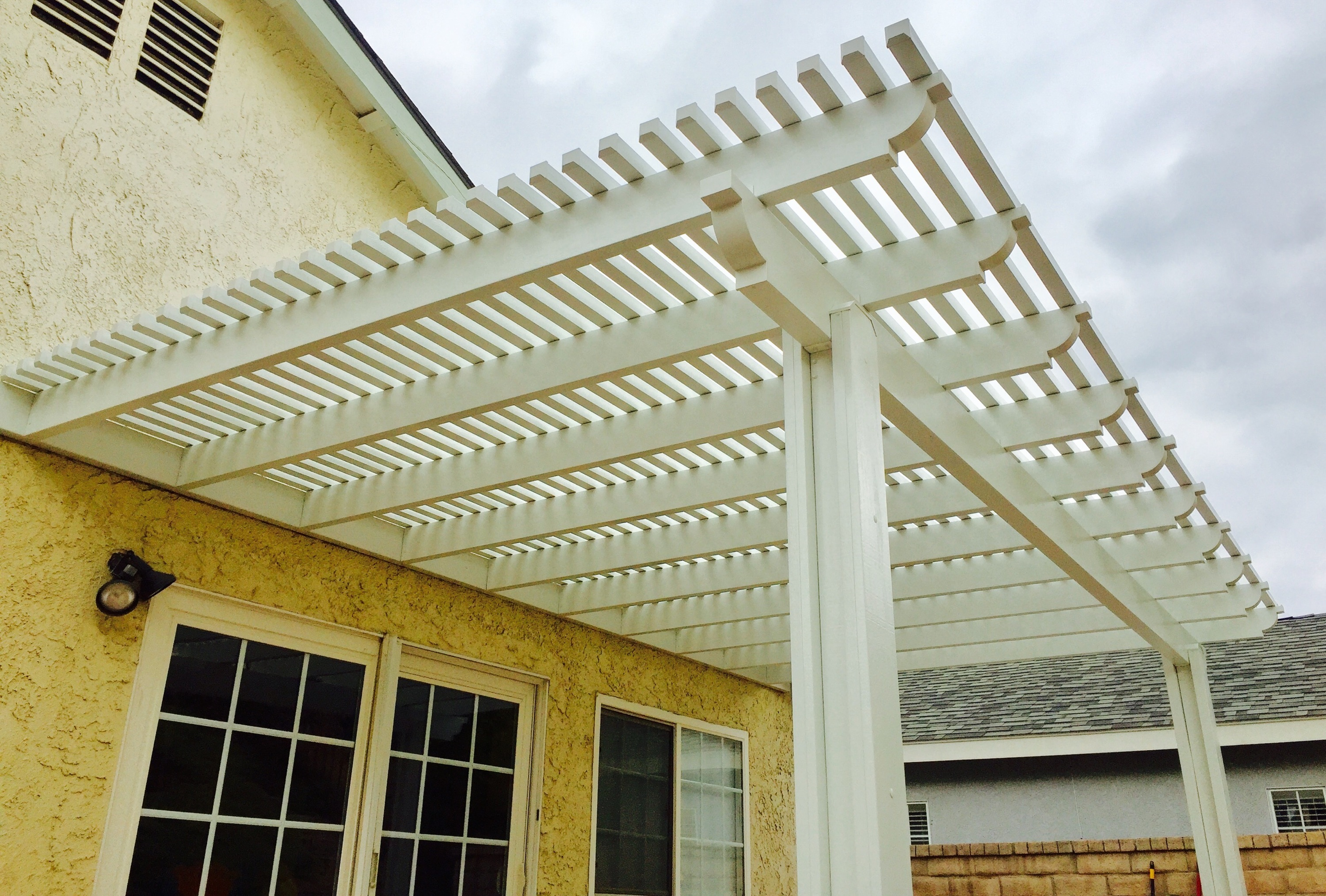Alumawood Lattice Patio Cover Kit Patiocovered throughout proportions 3000 X 2028
