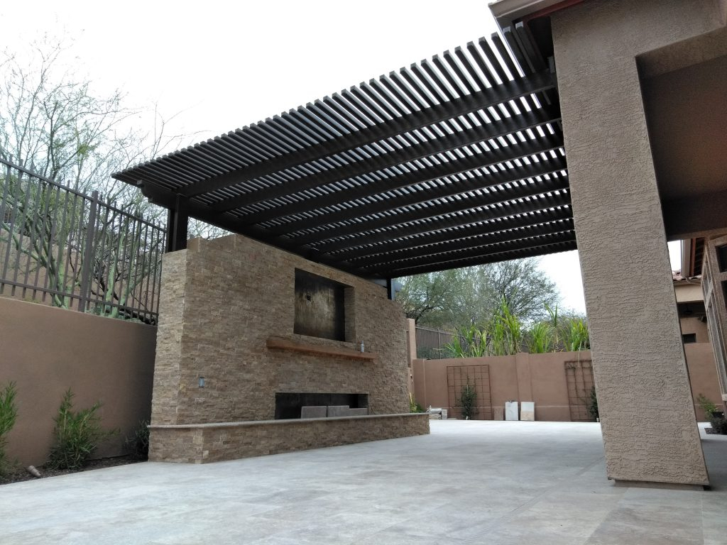 Alumawood Patio Covers Arizona Rain Gutters Shade Experts pertaining to proportions 1024 X 768