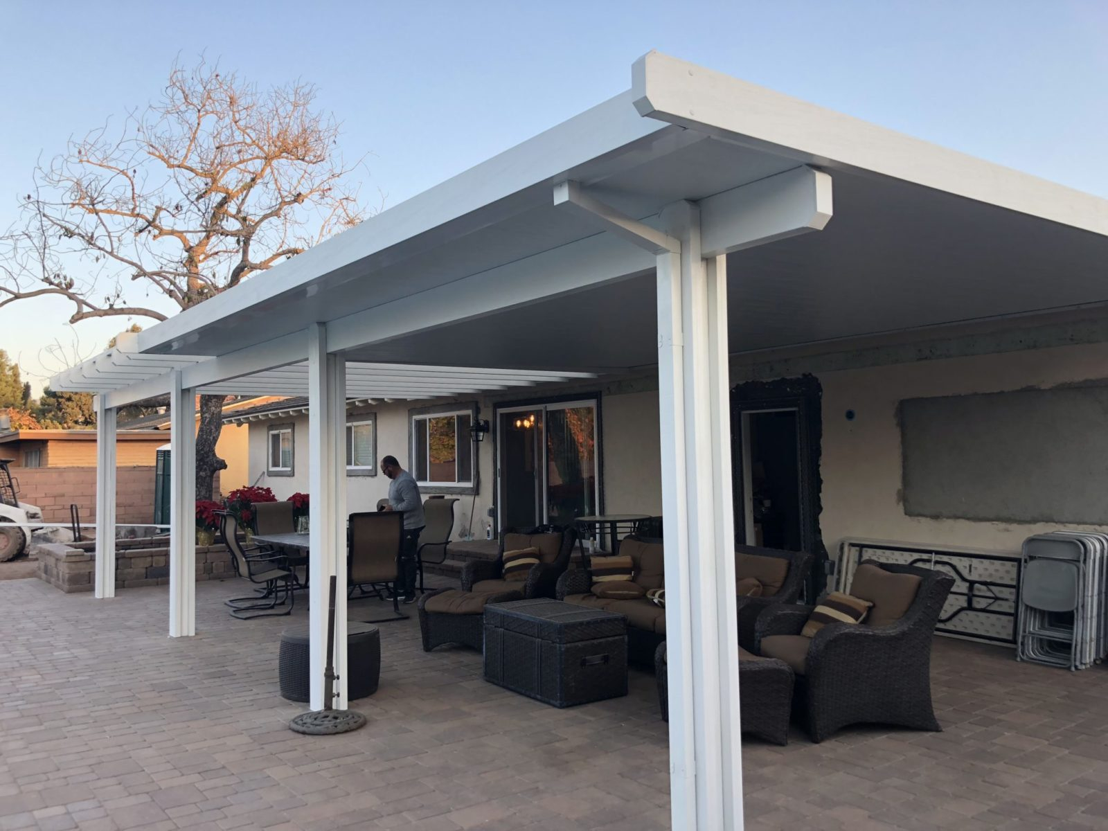 Aluminum Patio Cover Installation San Diego Rkc Construction within measurements 1600 X 1200
