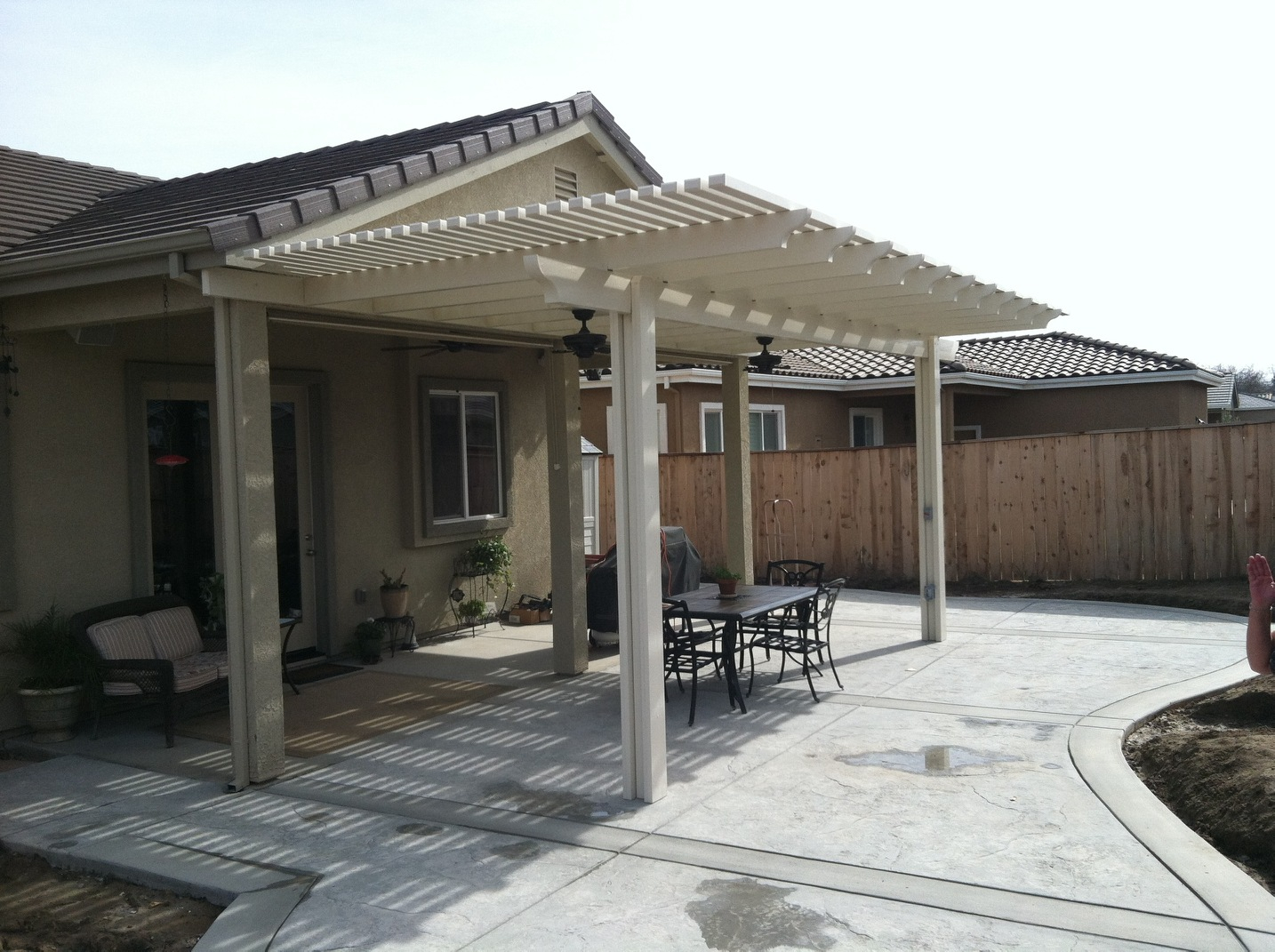 Aluminum Patio Cover Lattice 10 X 20 with proportions 1434 X 1071