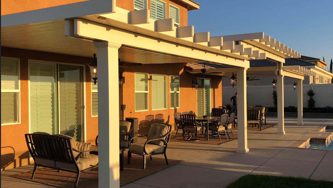 Aluminum Patio Covers Eastvale Alumawood within proportions 1361 X 771