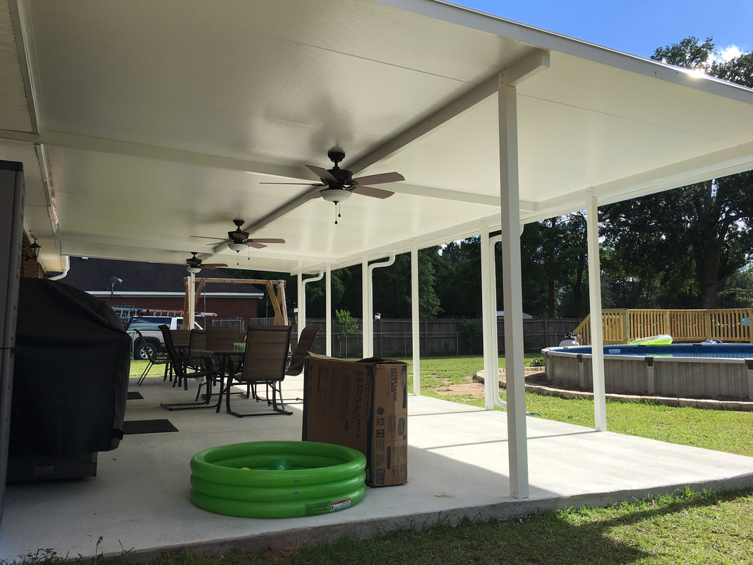 Aluminum Patio Covers Mobile Al Pensacola Fl Jack Ray with regard to proportions 1067 X 800