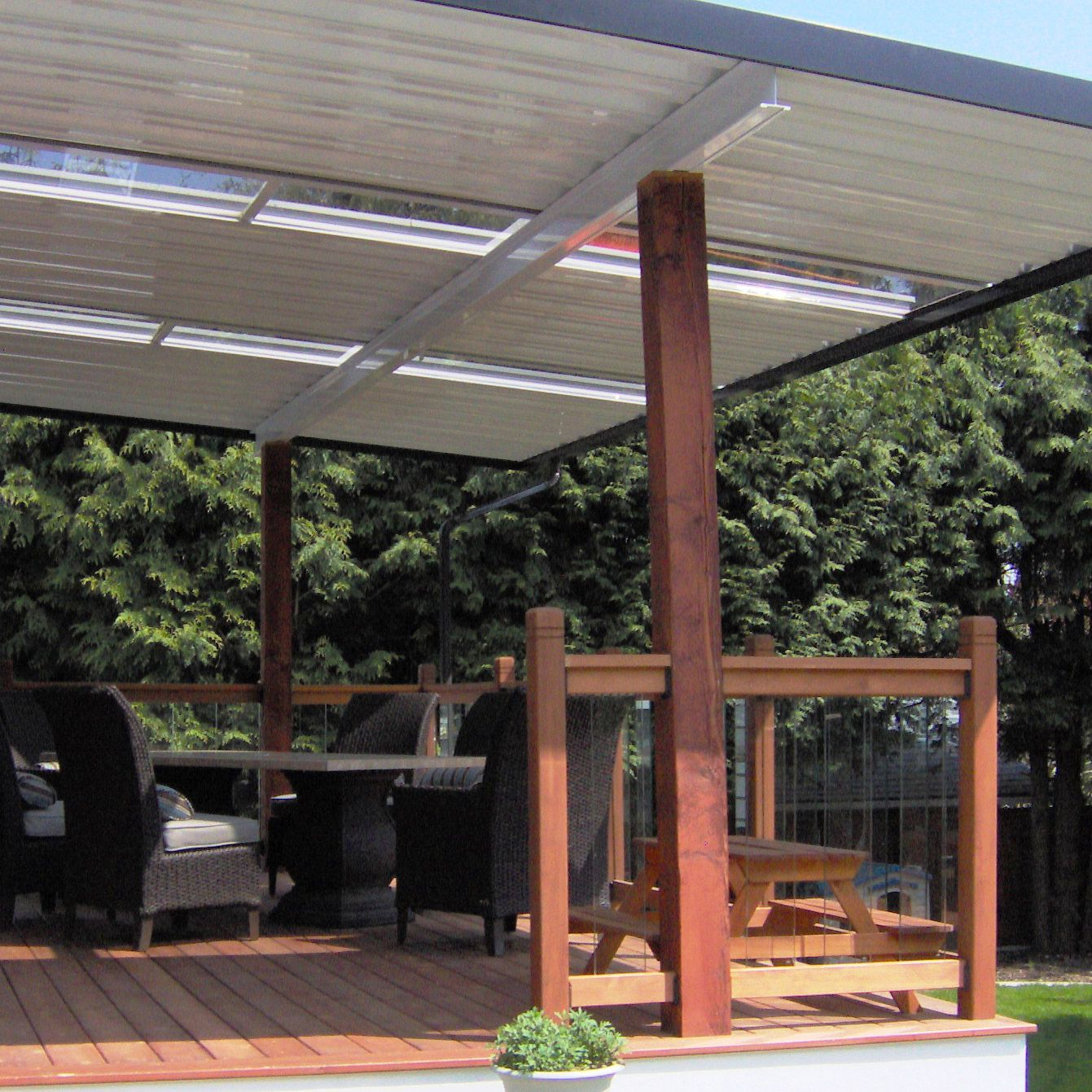 Aluminum Patio Covers With Skylights Covered Decks pertaining to dimensions 1341 X 1341