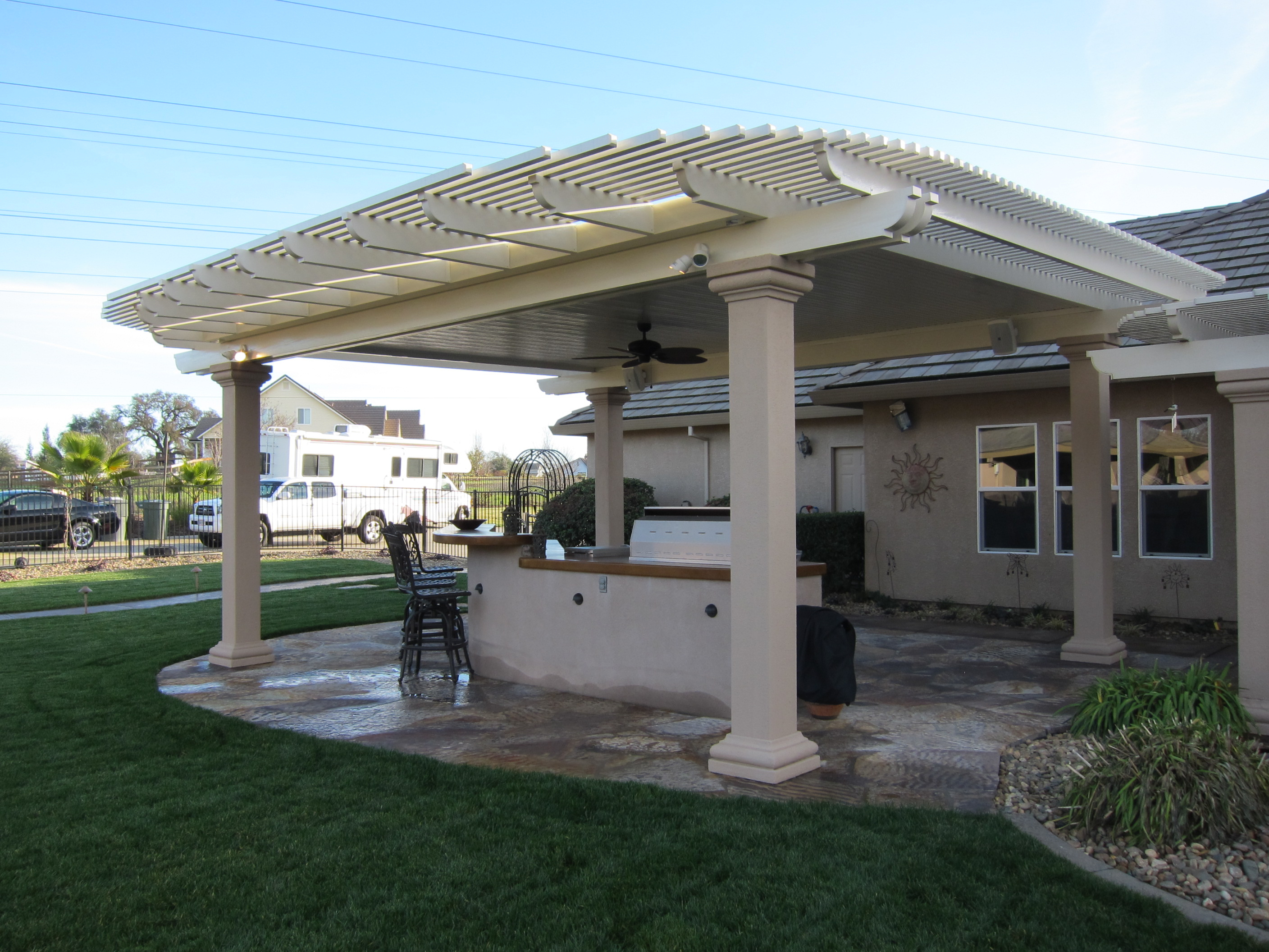 Amazing Of Patio Covers Sacramento Sacramento Patio Covers regarding proportions 2816 X 2112