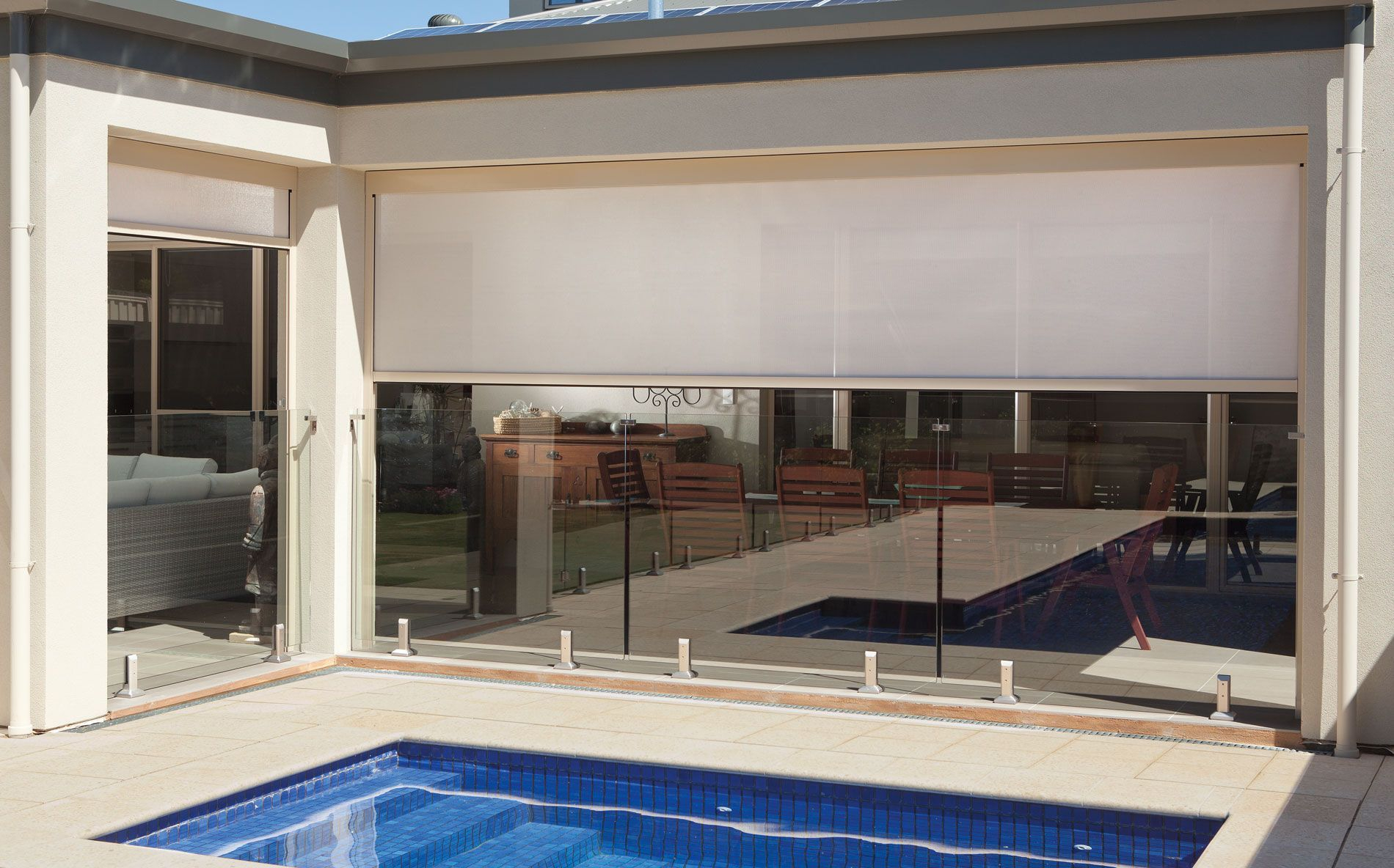 Ambient Blinds For Patios Patio Blinds Patio Awnings pertaining to measurements 1900 X 1184