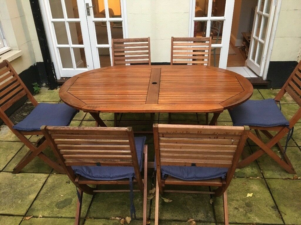 Argos Newbury 6 Seater Patio Dining Set With Cushions And Cover In Clifton Village Bristol Gumtree within sizing 1024 X 768