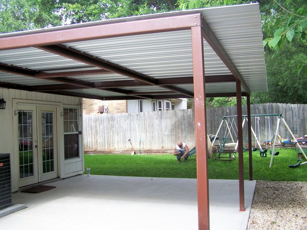 Attached Lean To Patio Cover North West San Antonio in dimensions 1024 X 768