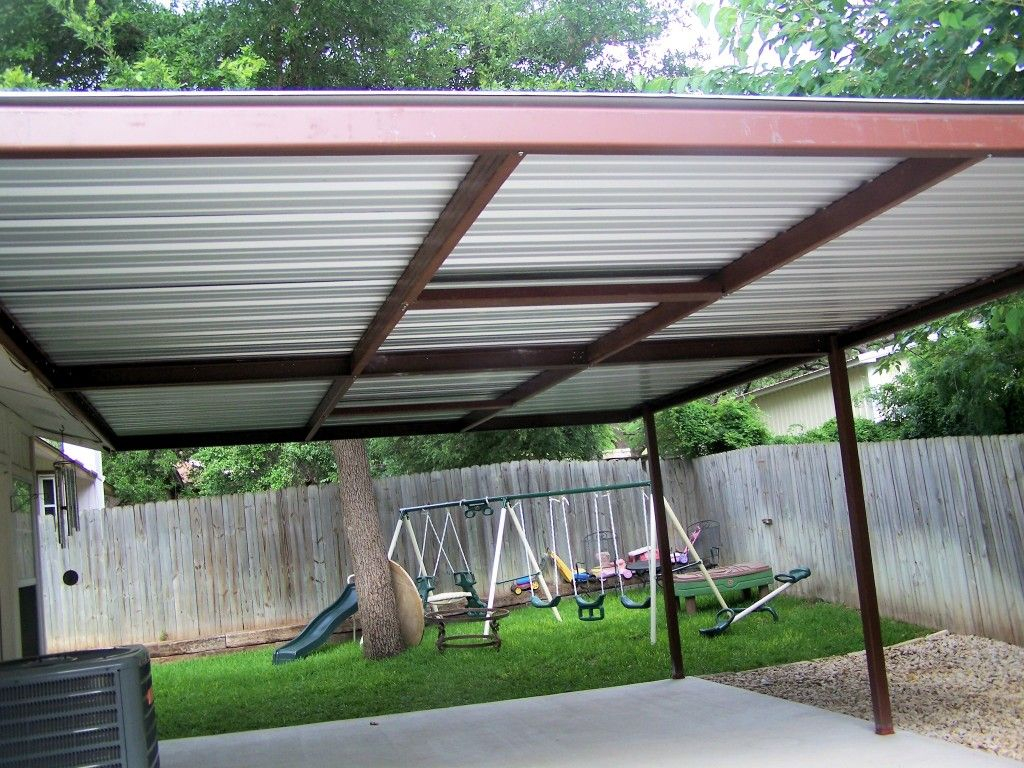 Attached Lean To Patio Cover North West San Antonio throughout size 1024 X 768