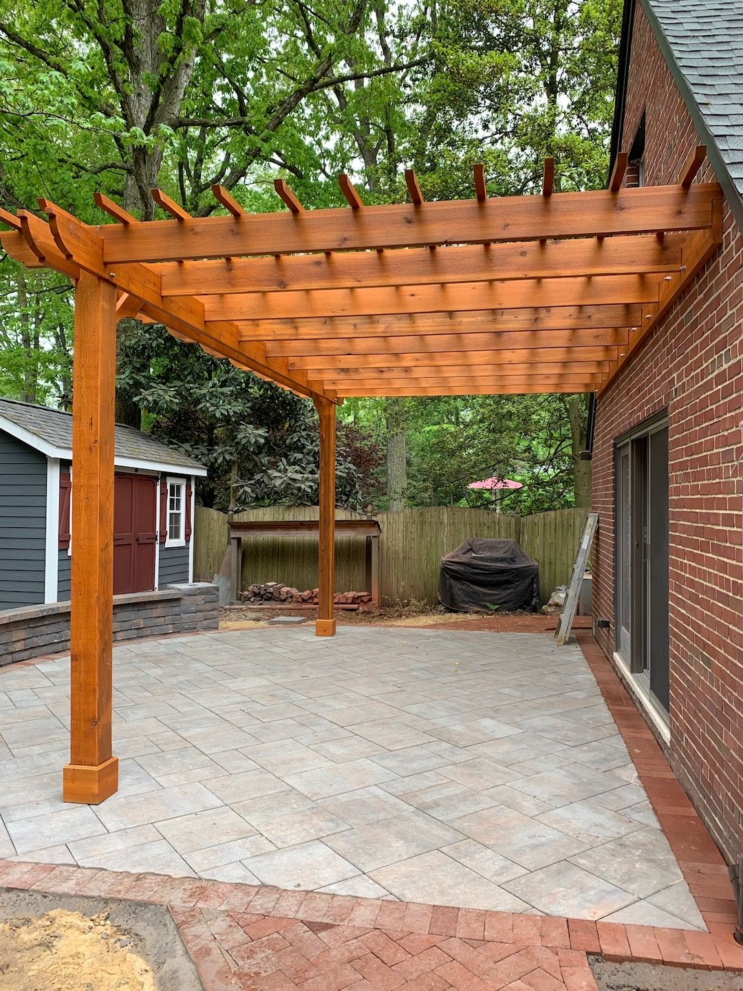 Attached Pergola Designs Prgoles Prgolas Techos Para intended for size 1080 X 1440