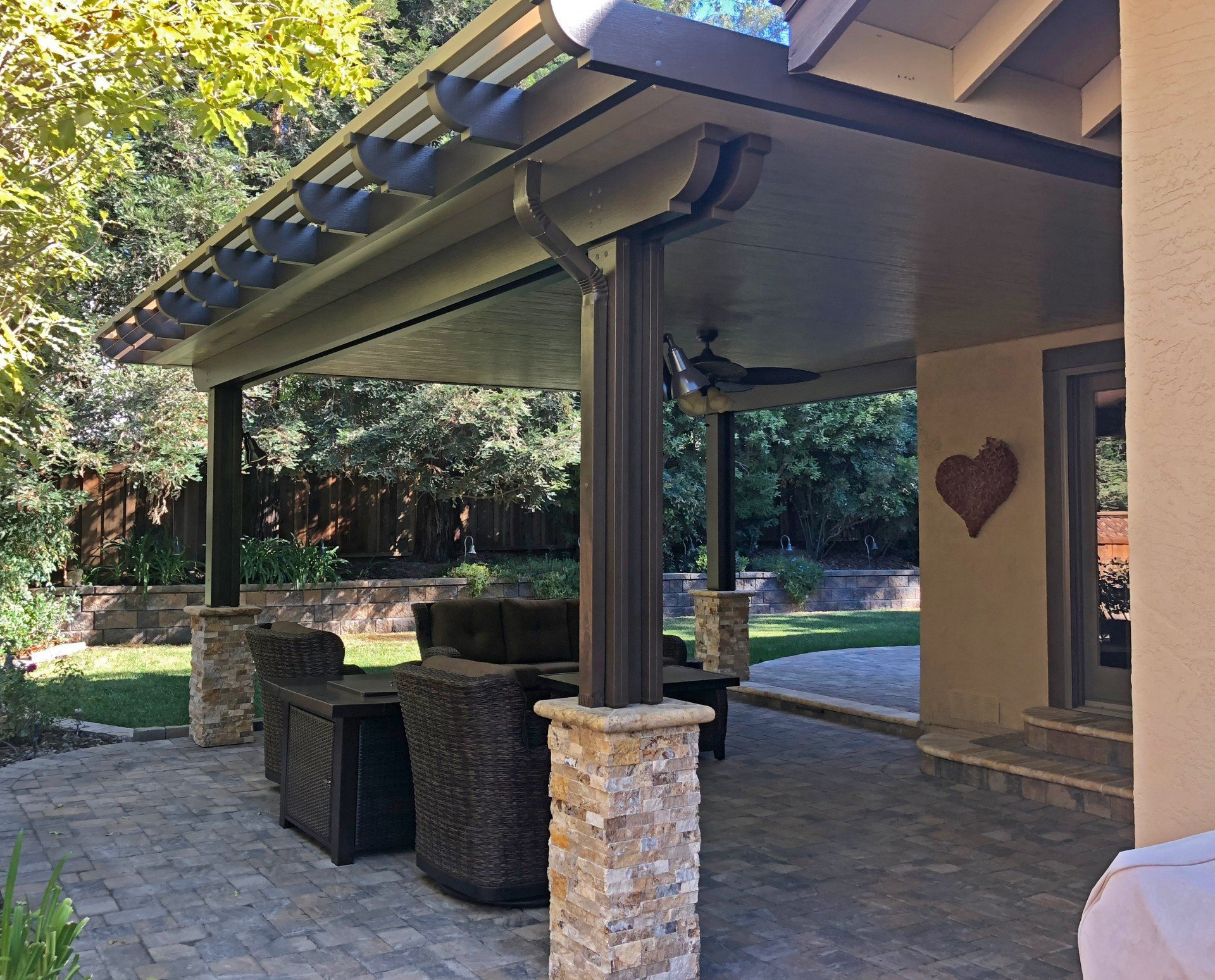 Attached Solid Patio Cover Installed In Livermore Ca for size 1920 X 1549