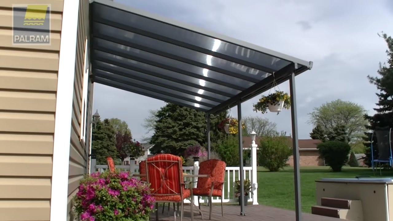 Awning Pergola Patio Cover Feria Palram Applications with dimensions 1280 X 720