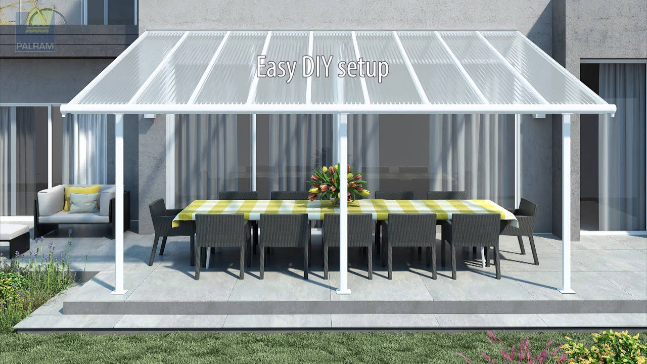 Awning Pergola Patio Cover Sierra Palram Applications pertaining to size 1280 X 720