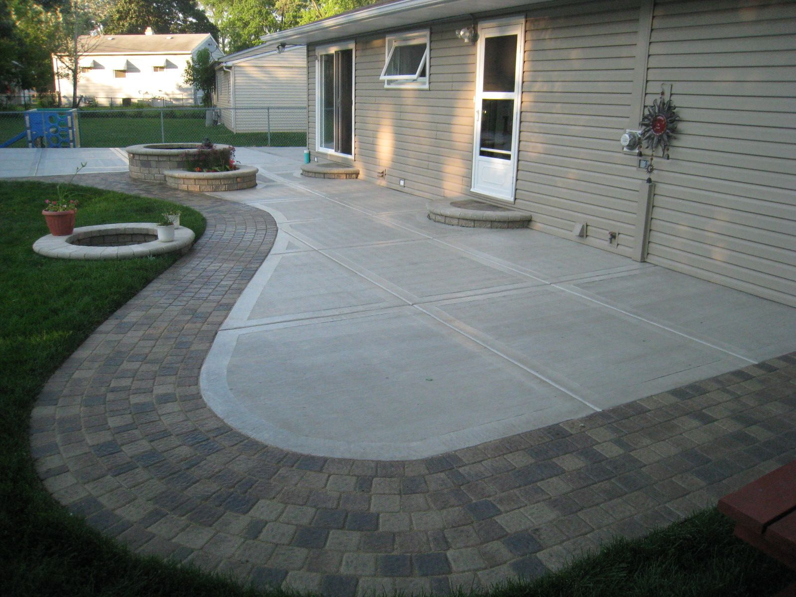 Back Yard Concrete Patio Ideas Concrete Patio California for dimensions 1600 X 1200