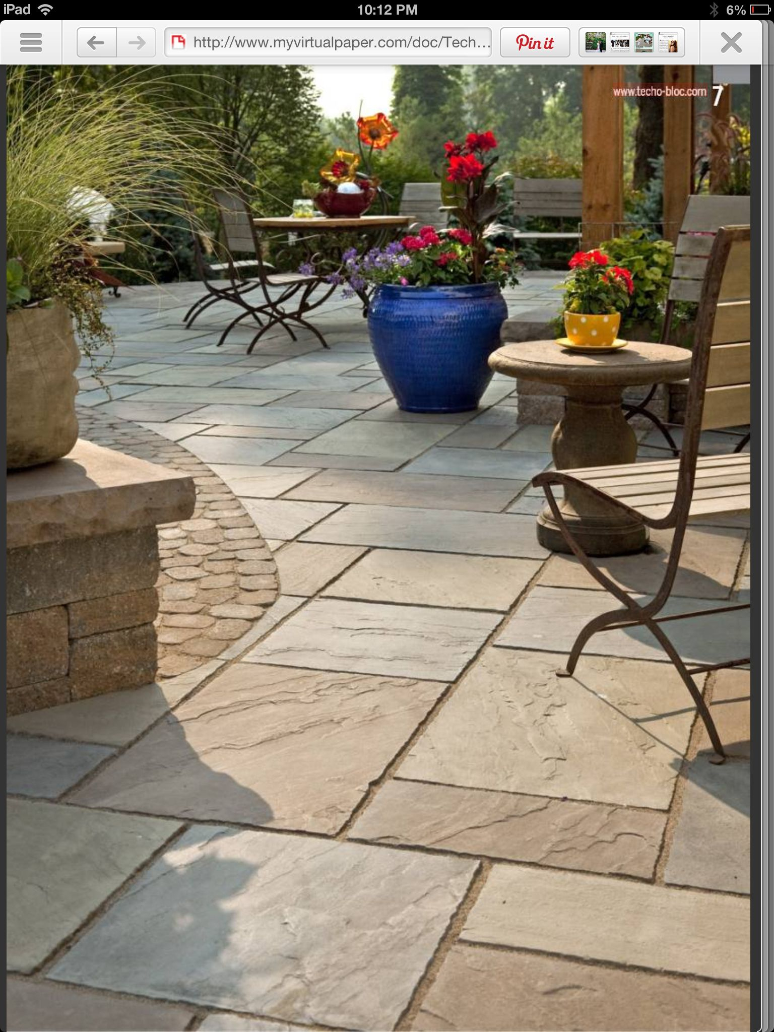 Backyard Ideas Stamped Concrete Contrast Of Smaller Pavers in dimensions 1536 X 2048