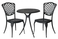 Baswick Bistro Set Charcoal inside proportions 2244 X 2244