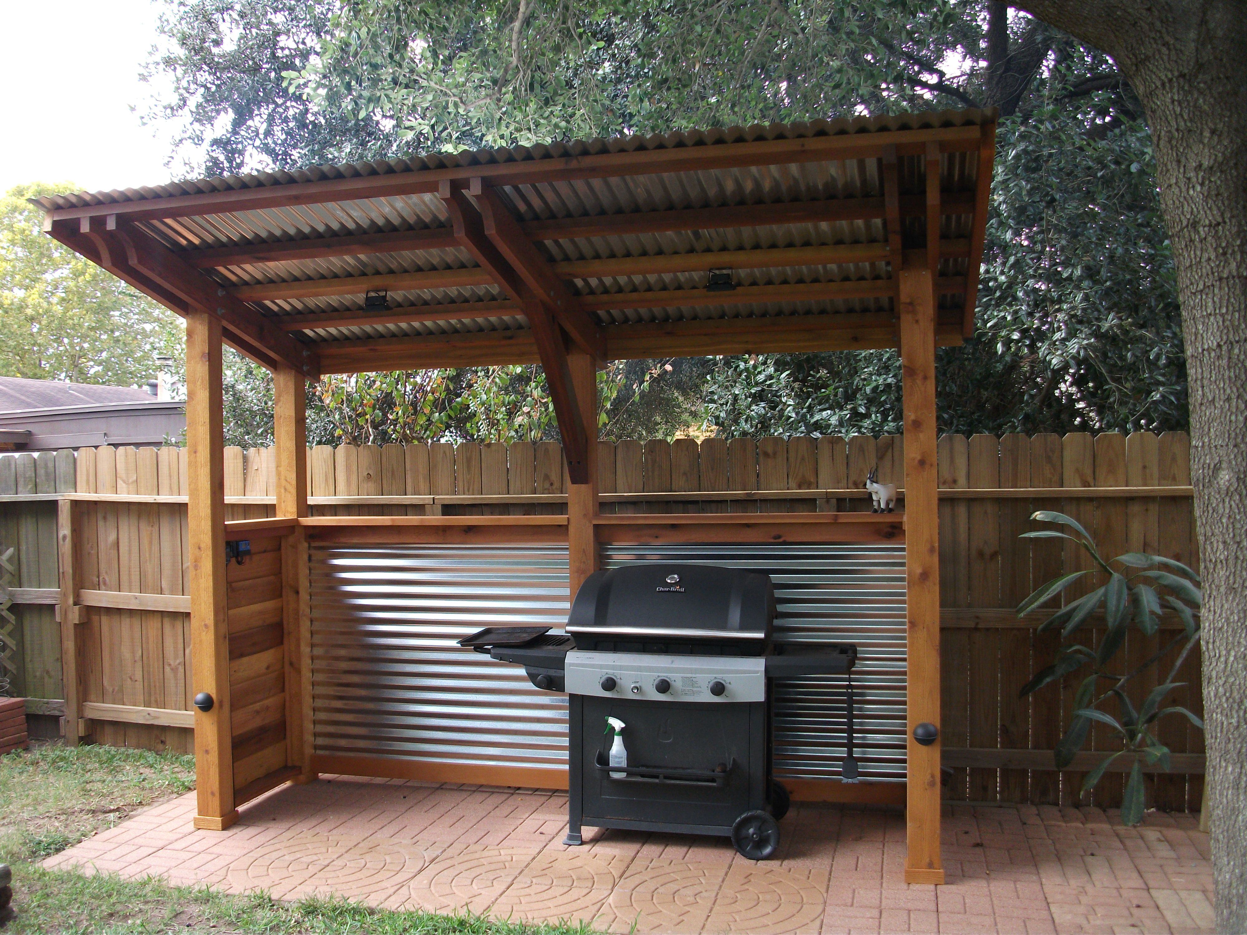 Bbq Cover Backyard Kitchen Bbq Gazebo Outdoor Kitchen Grill with proportions 4000 X 3000
