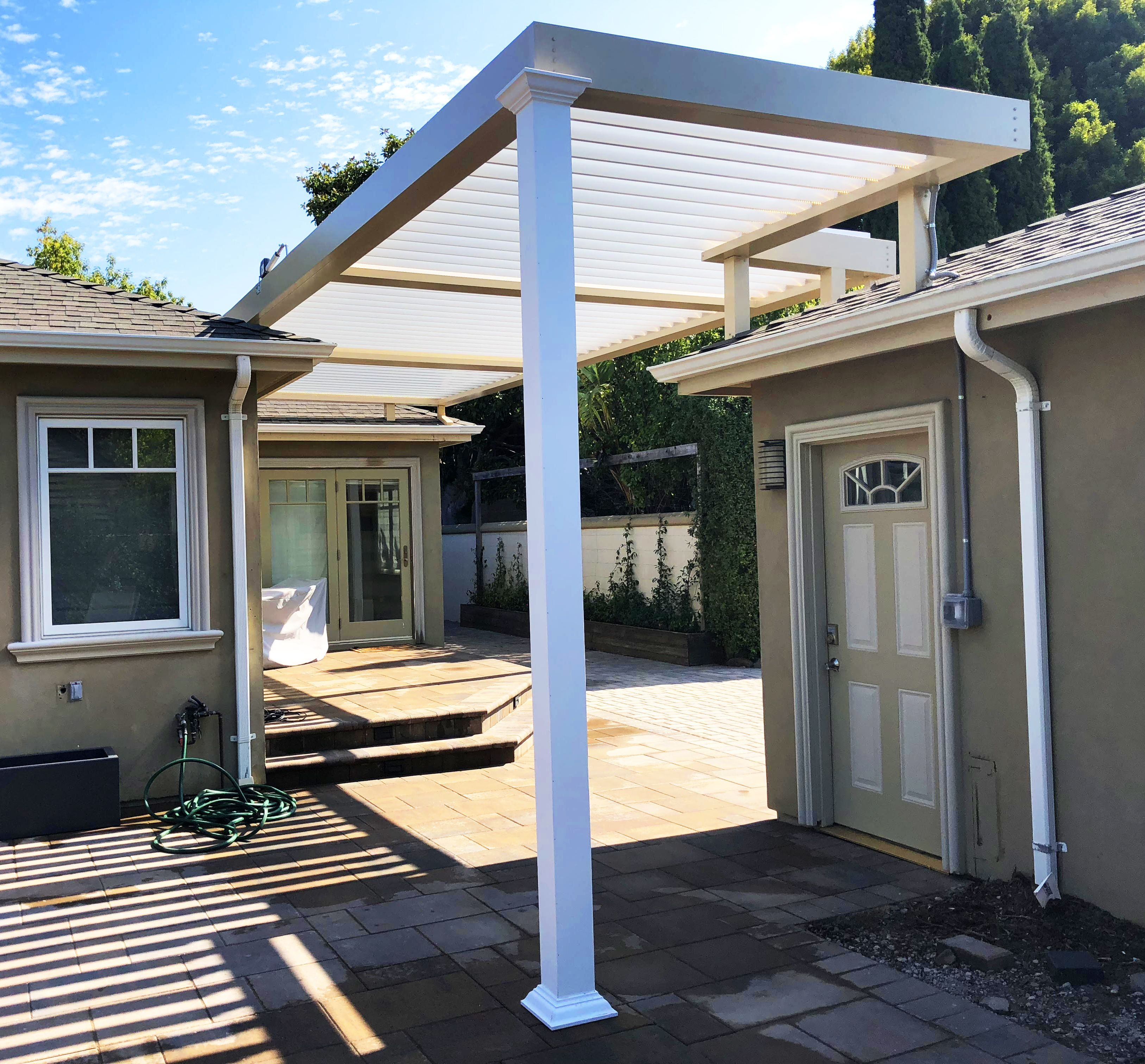 Beautiful Equinox Adjustable Patio Cover Walkway Contact with regard to proportions 3252 X 3024