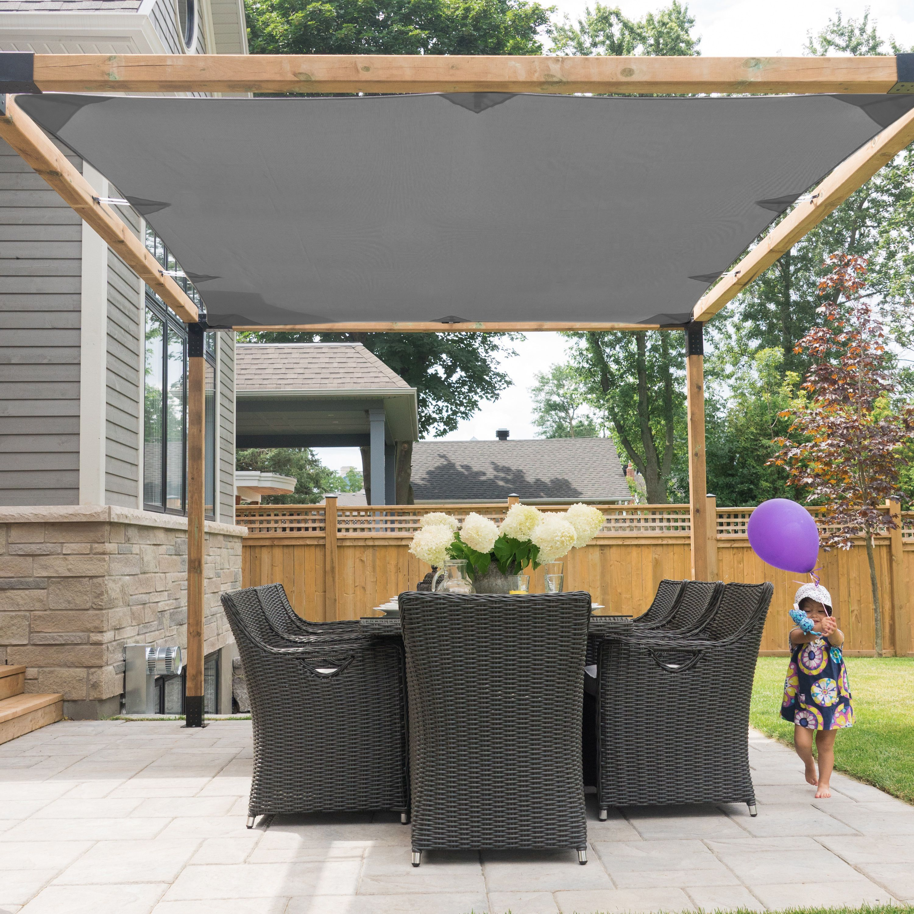 Best Seller 10x12 Product Toja Grid Wooden Pergola with measurements 3000 X 3000