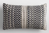 Black And Ivory Zigzag Woven Indoor Outdoor Patio Lumbar for dimensions 2000 X 2000