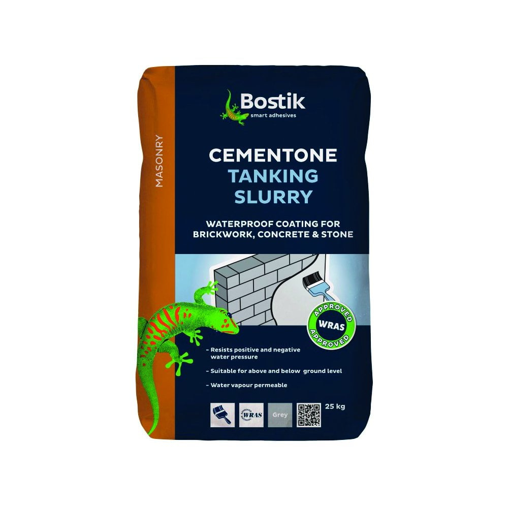 Bostik 25kg Cementone Tanking Slurry Waterproof Brick Stone for proportions 1000 X 1000