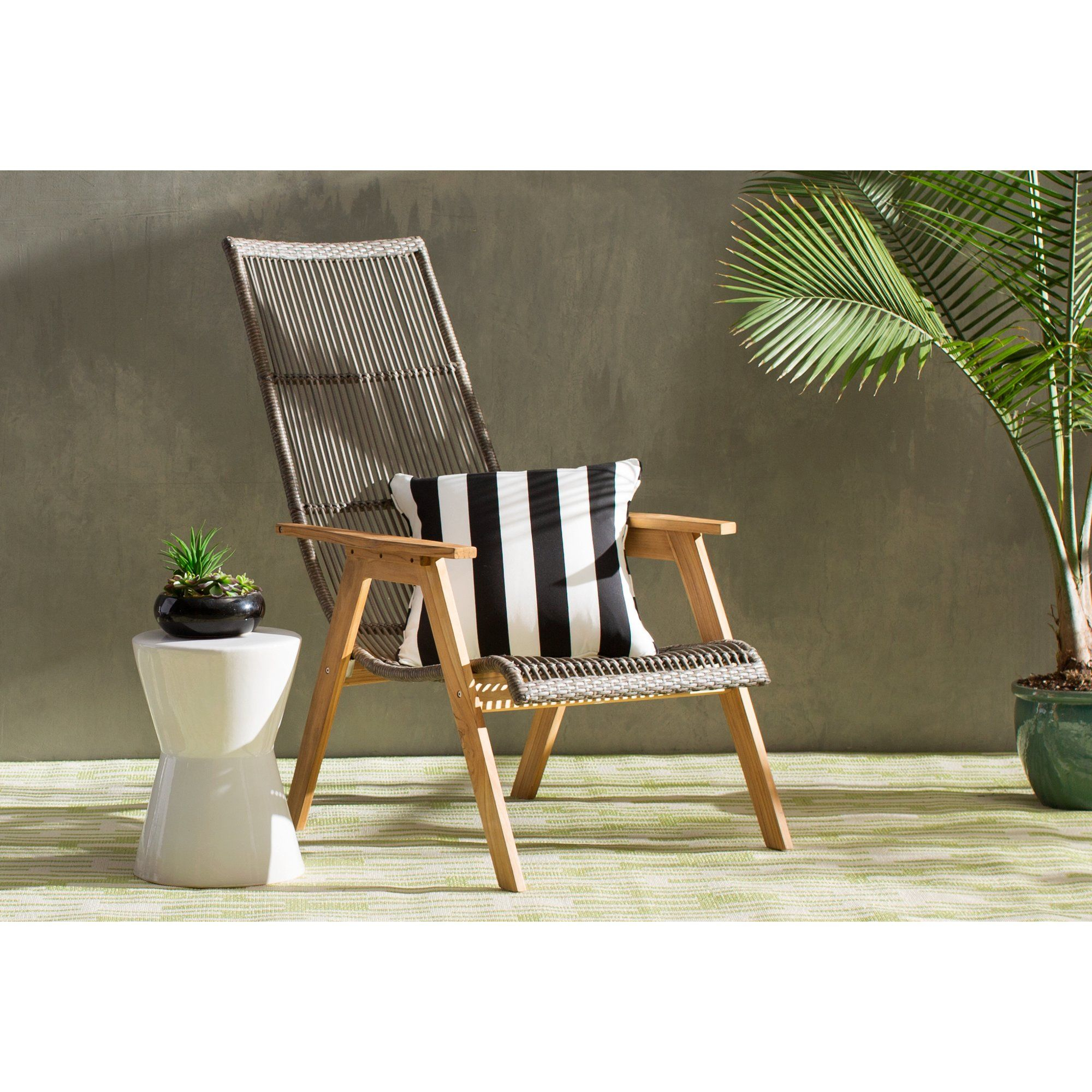 Bovina Patio Chair Outdoor Wicker Chairs Contemporary within measurements 2000 X 2000