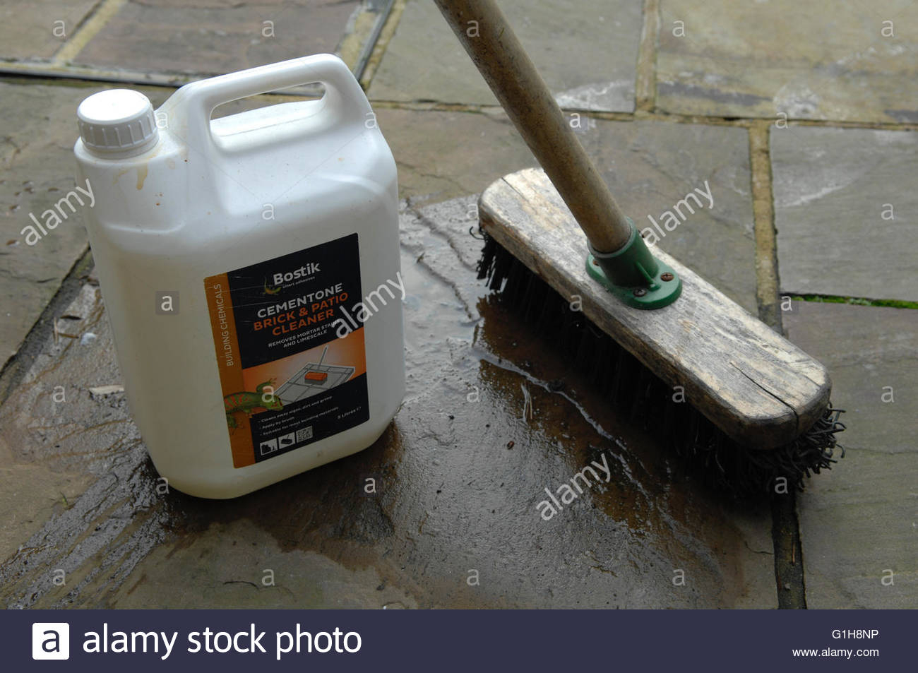 Brick Cleaning Product And Brush Stock Photo 104256930 Alamy in size 1300 X 953