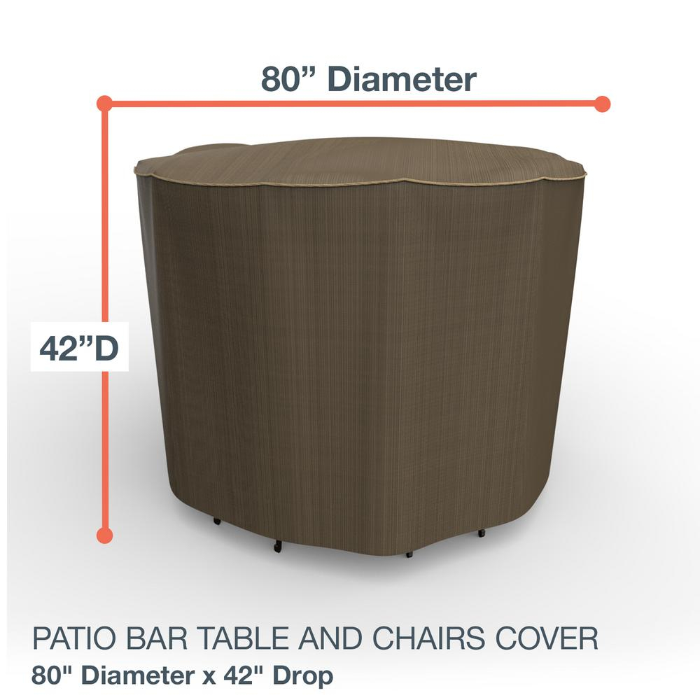 Budge Rust Oleum Neverwet Hillside Large Black And Tan Patio Bar Table And Chairs Combo Cover inside proportions 1000 X 1000