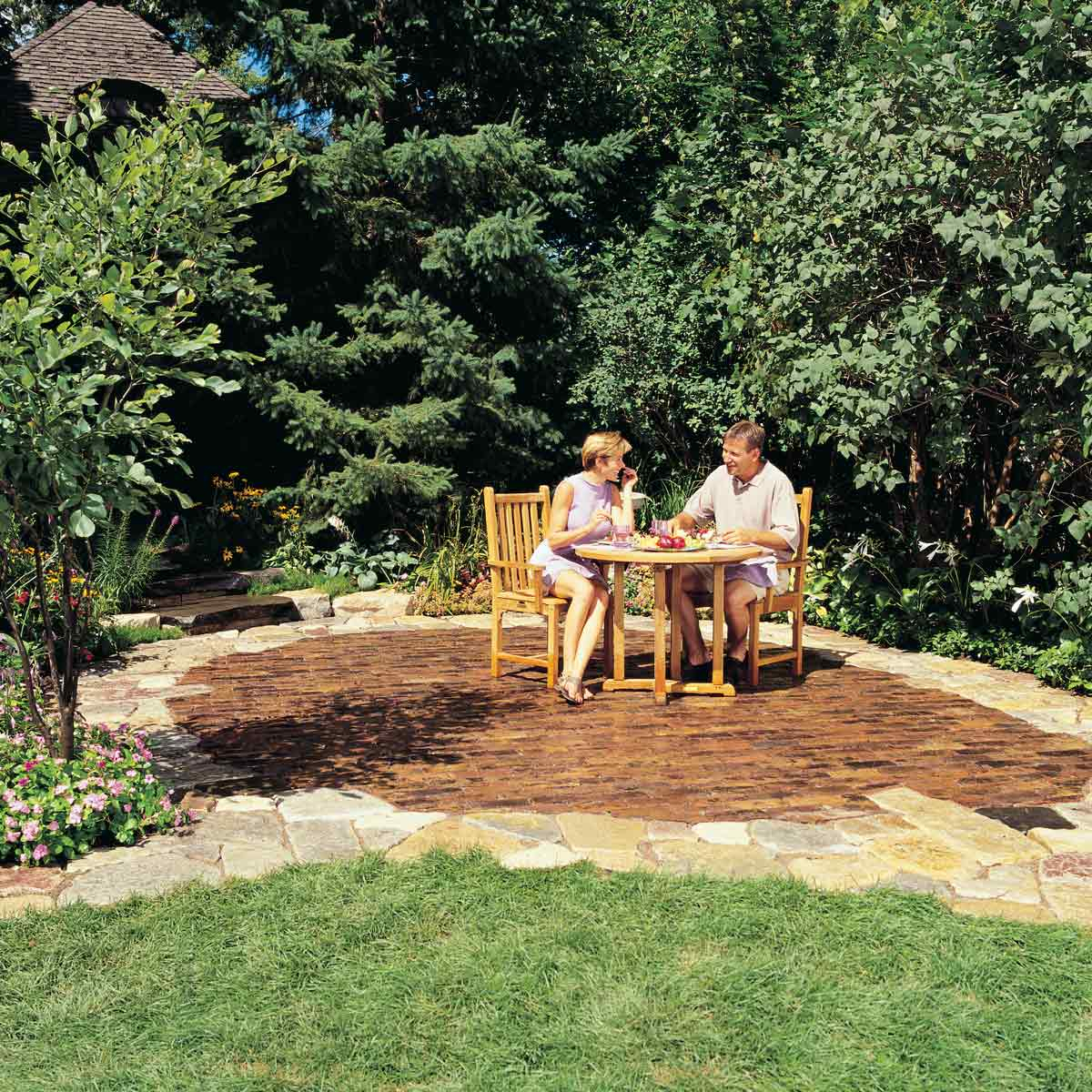 Build A Stone Patio Or Brick Patio pertaining to measurements 1200 X 1200