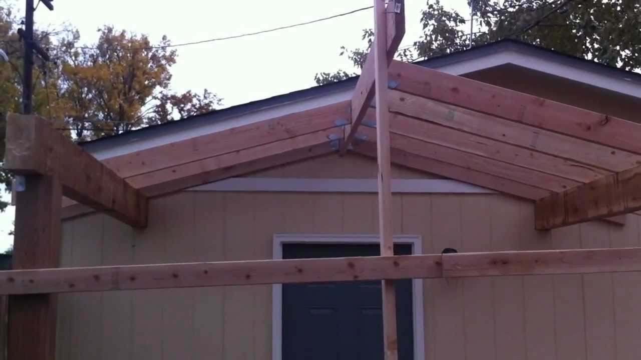 Building A Patio Cover Patio Cover Installation Part 1 pertaining to measurements 1280 X 720