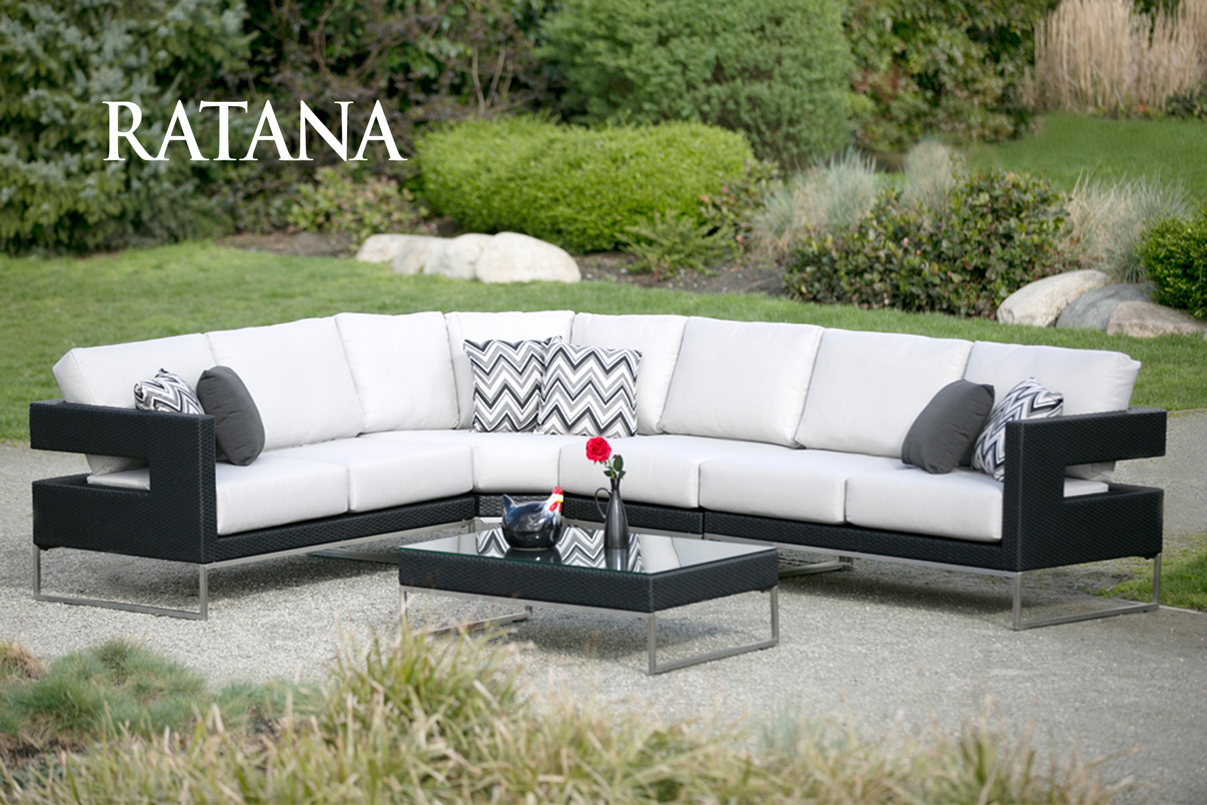 Burna Patio Furniture Best Selection Vancouver Sofa inside measurements 2400 X 1601