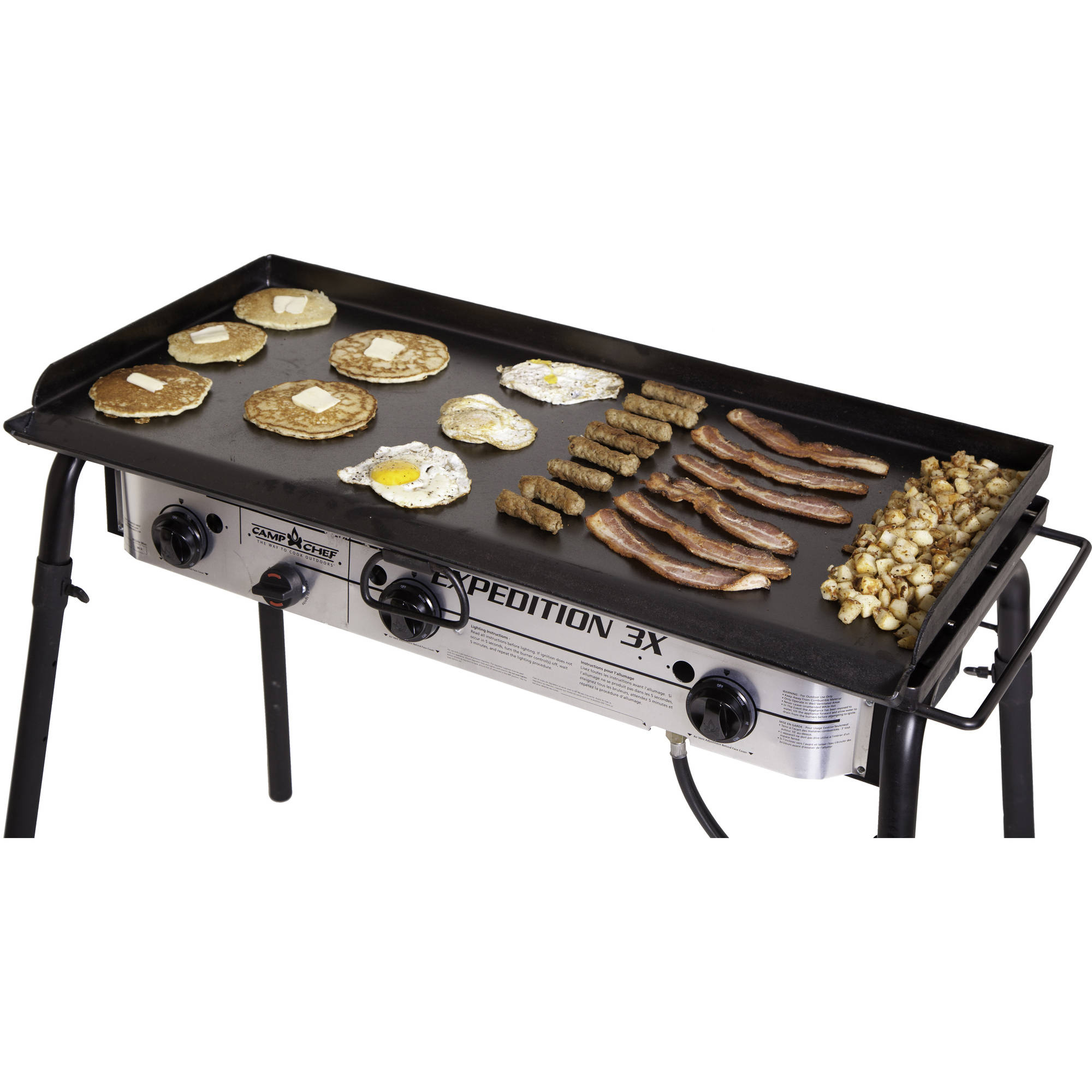 Camp Chef Heavy Duty Steel Deluxe Griddle For 3 Burners with regard to size 2000 X 2000