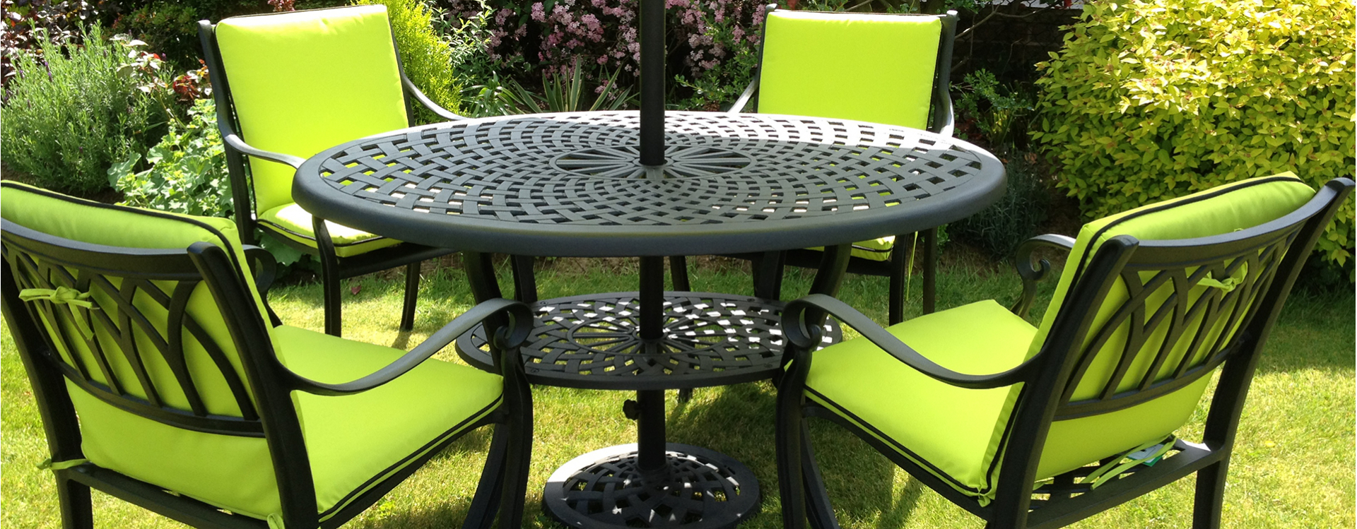 Cast Aluminium Garden Furniture Free Fast Delivery pertaining to proportions 1920 X 749