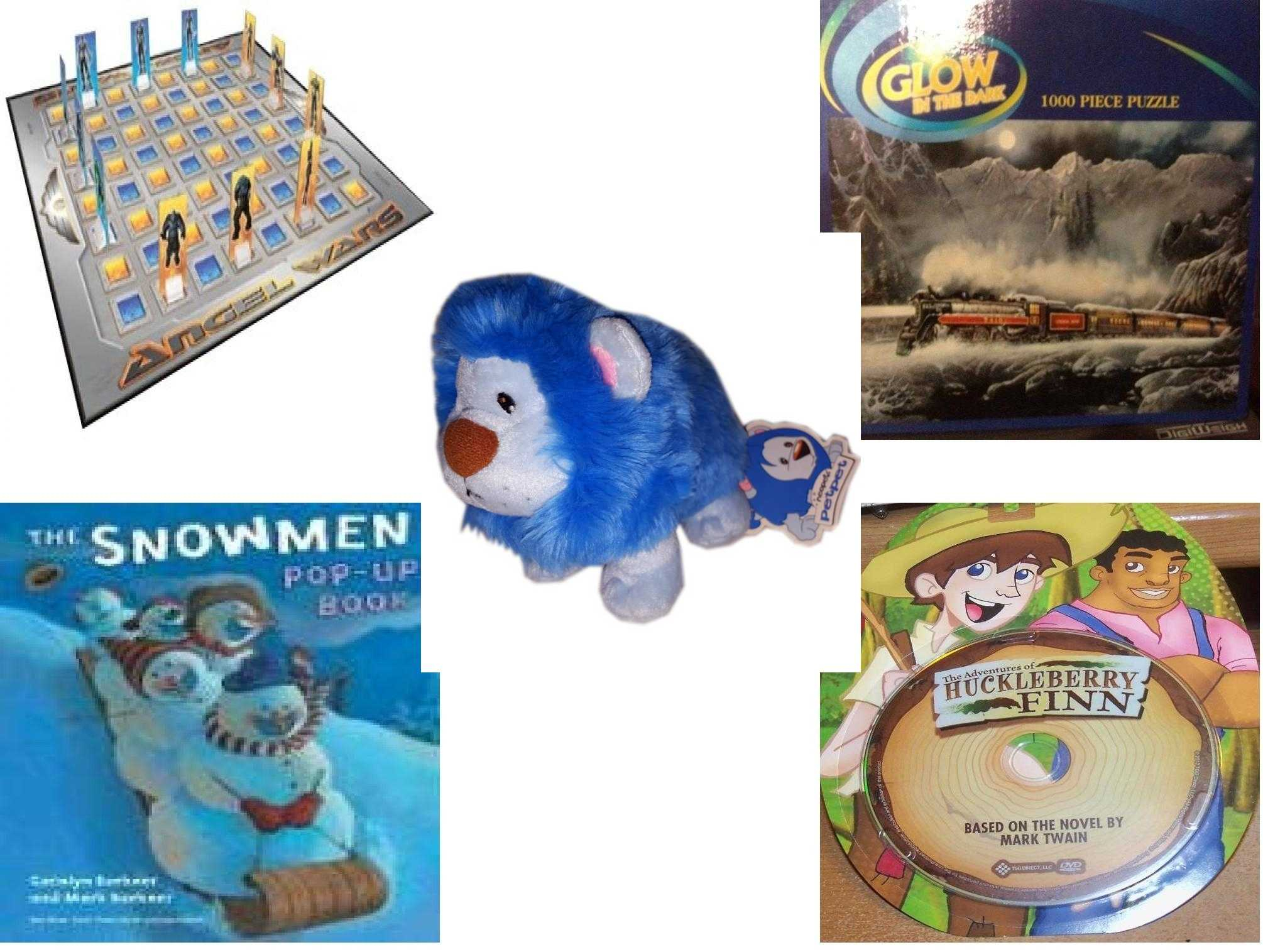 Childrens Gift Bundle 5 Piece Angel Wars Board Glow In Thedark S Neopets Petpet Blue Noil Lion 6 Snowmen Pop Up Book The Adventures Of throughout dimensions 2010 X 1515