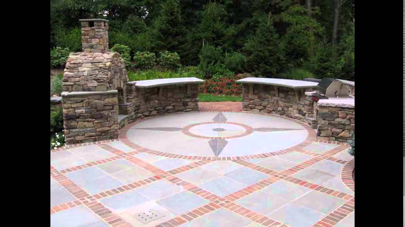 Circular Landscape Patio Backyard Lofty Brick Designs with regard to dimensions 1334 X 750