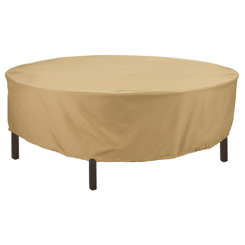 Classic Accessories Terrazzo 94 In Dia Round Patio Table Cover within dimensions 1000 X 1000