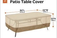 Classic Accessories Veranda Rectangularoval Patio Table Cover X Large with measurements 3000 X 3000