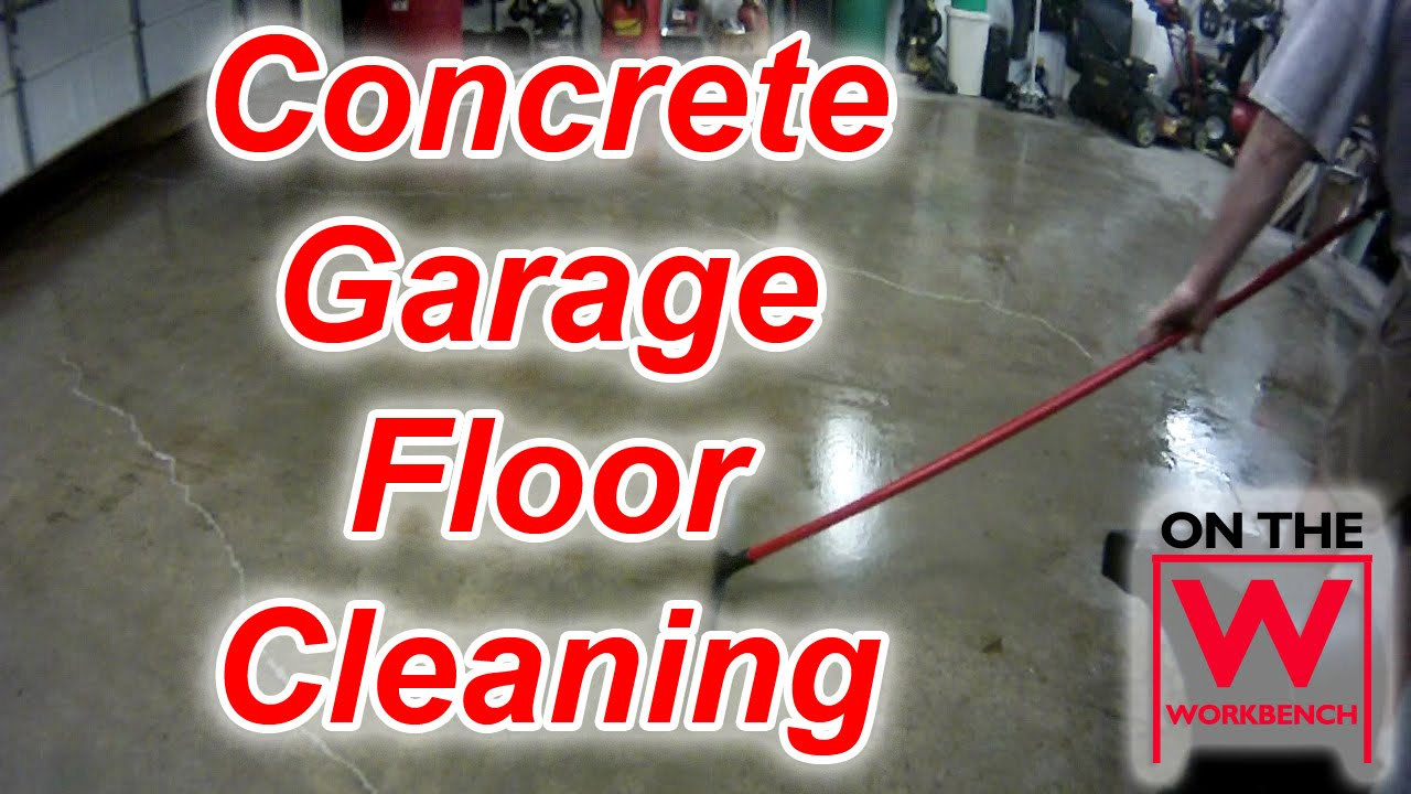 Cleaning Degreasing A Concrete Garage Floor pertaining to sizing 1280 X 720