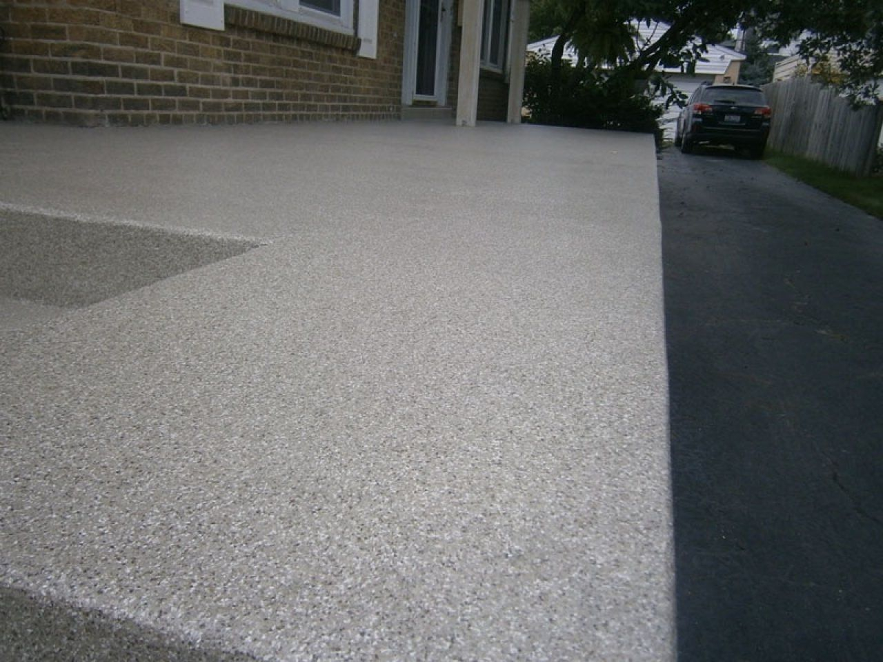 Color Flake Granite Rubber Patio Resurfacing In Morgantown within sizing 1280 X 960