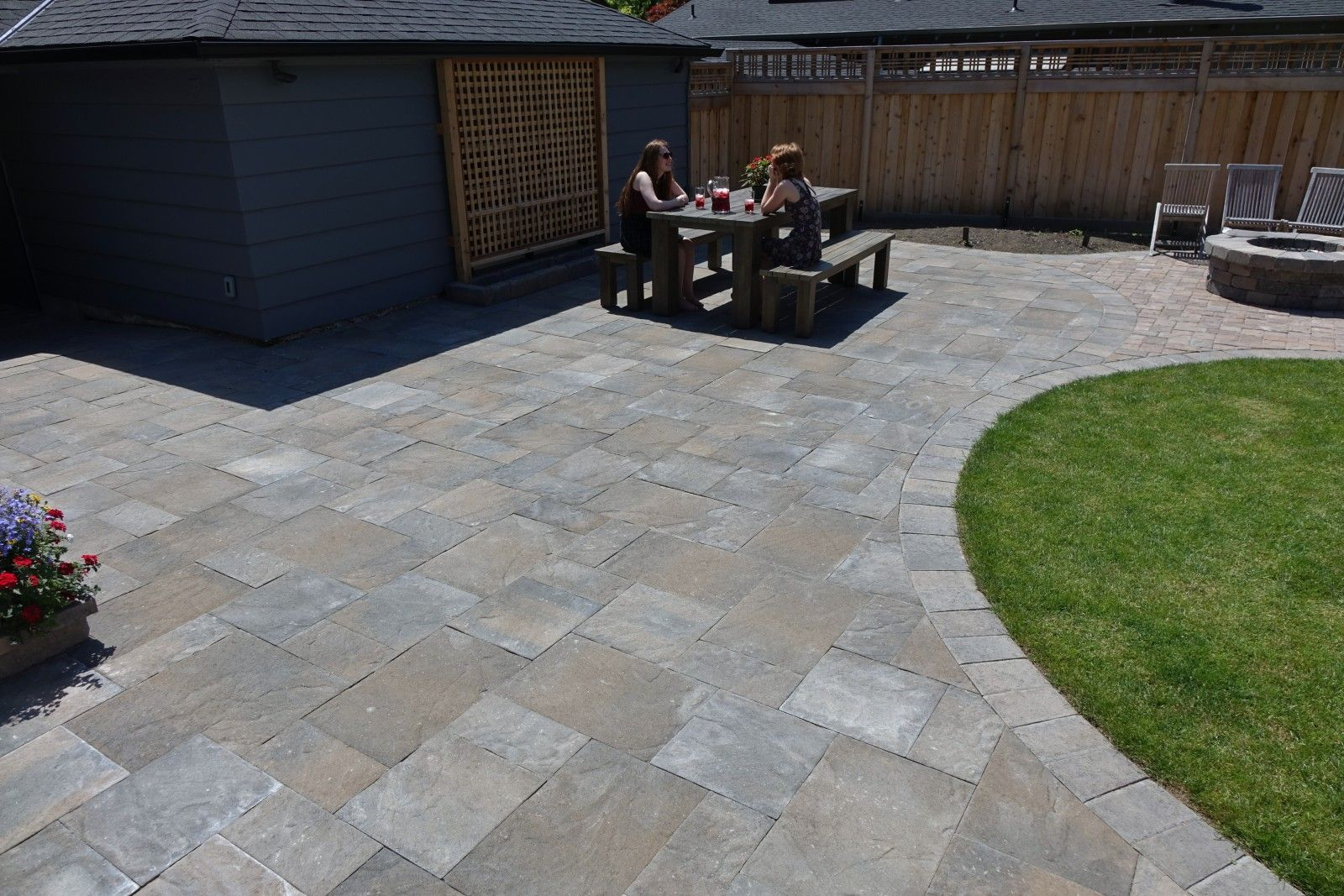 Columbia Slate Patio Stone Patio Slabs Slate Patio with dimensions 1600 X 1067