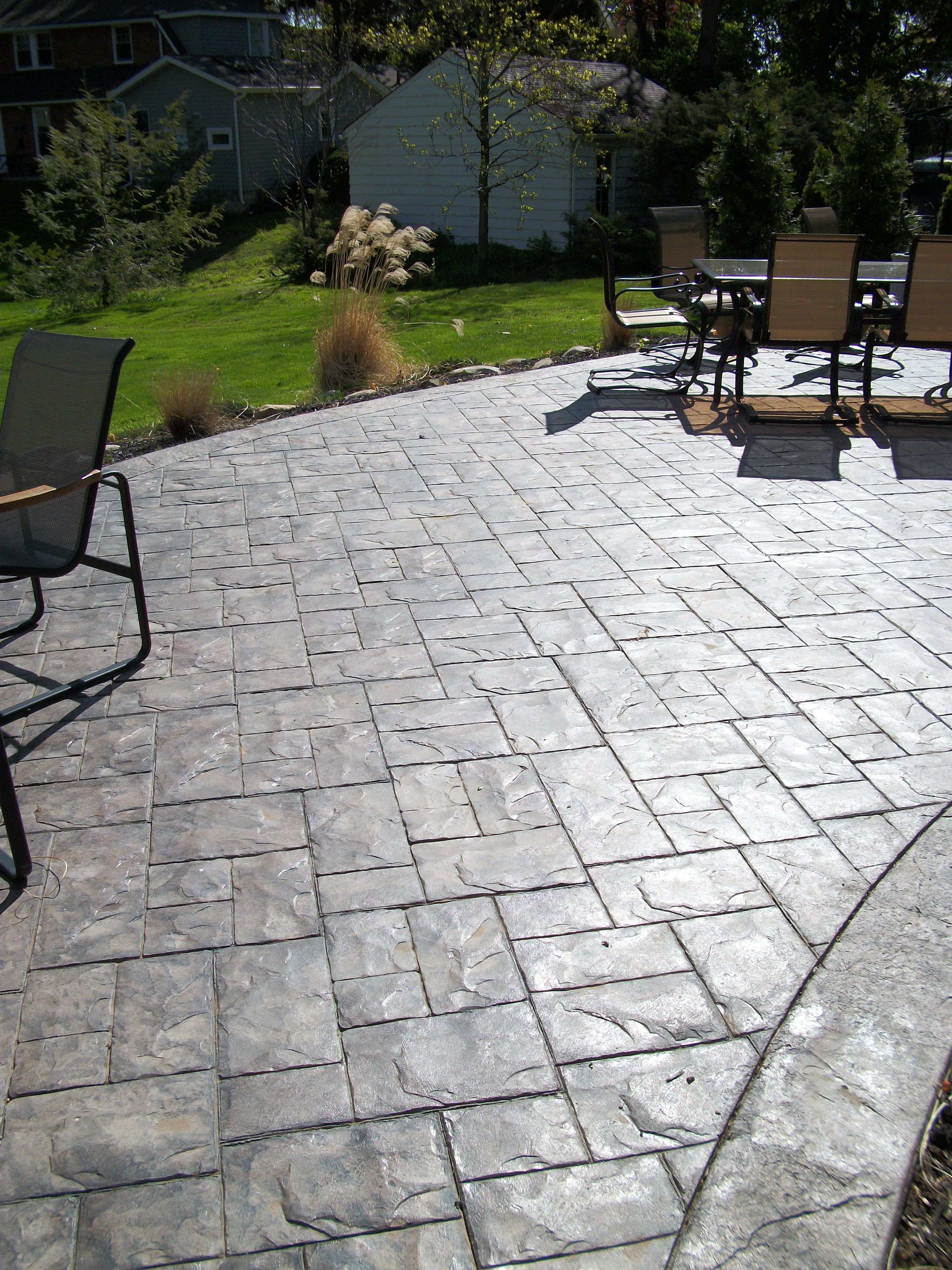 Concreations Fordson Ashler Slate Stamped Concrete pertaining to size 3000 X 4000
