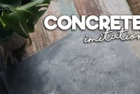 Concrete Look With Chalk Paint for dimensions 1280 X 720